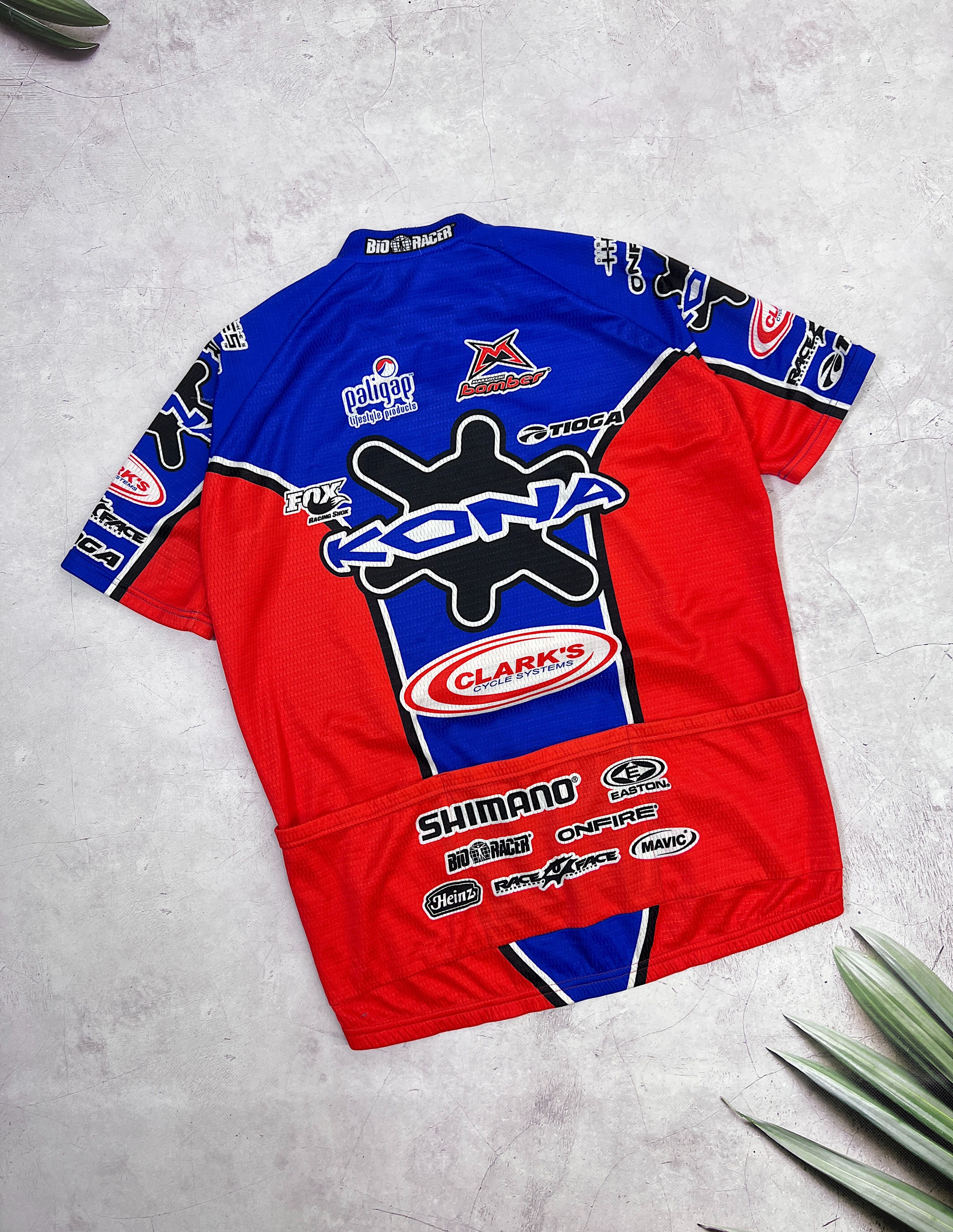 Sports Specialties × Vintage Vintage Kona Bio Racer Cycling Jersey Shimano Size US L / EU 52-54 / 3 - 17 Thumbnail