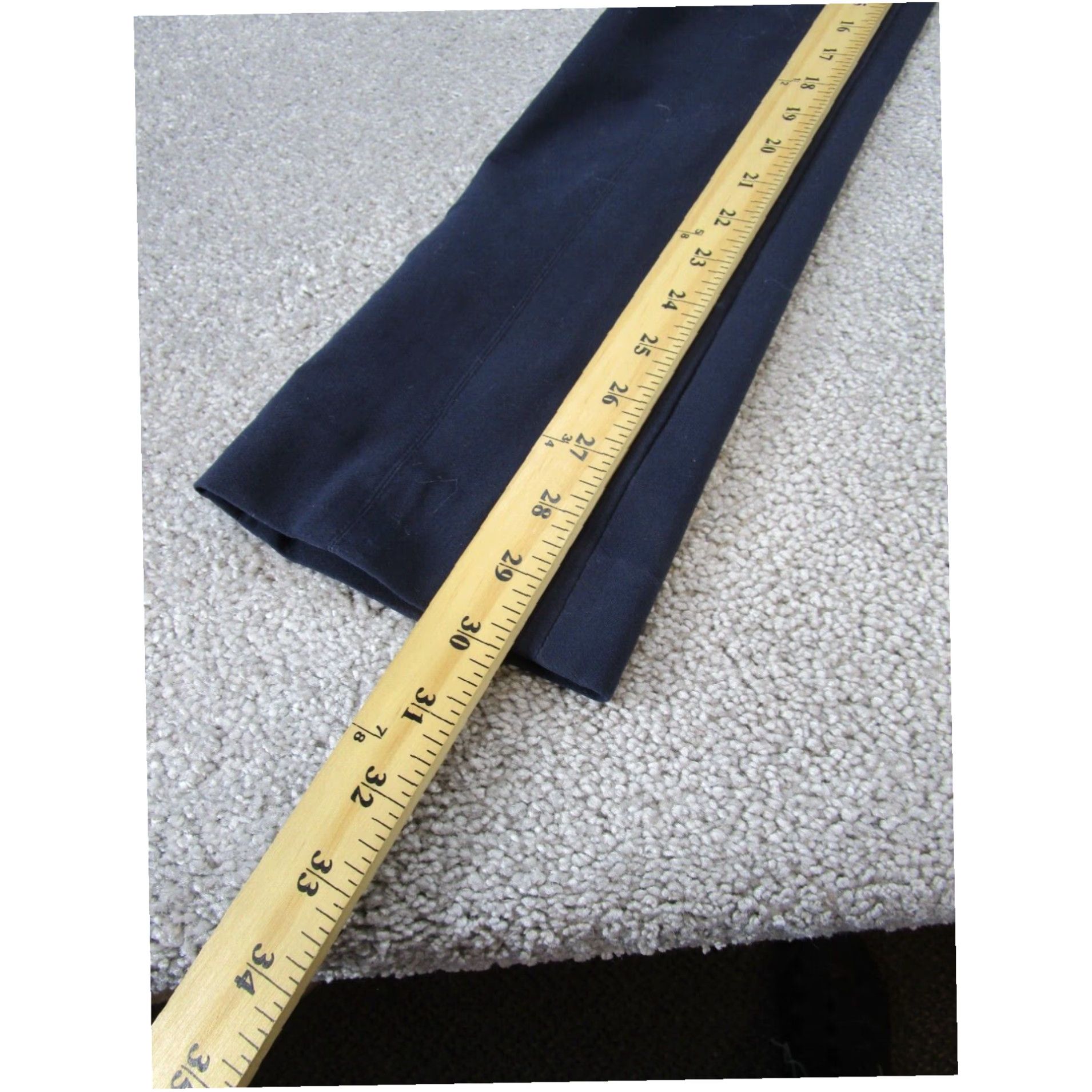 M.M.LaFleur M.M.Lafleur Womens Skinny Pants 0 Navy Blue Cotton Nylon Size 25" / US 0 / IT 36 - 5 Thumbnail