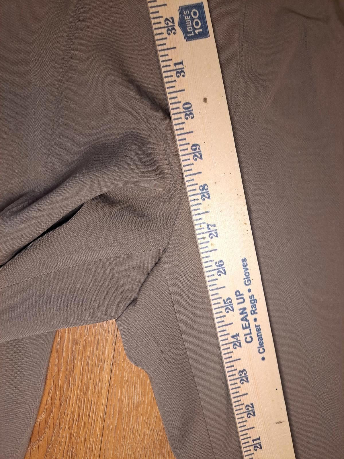 Other Kenneth Cole Dress Pants Mens 33x32 Tan Olive Size 42R - 6 Thumbnail