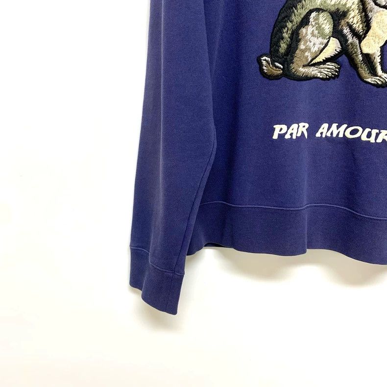 Gucci Gucci Rabbit embroidered blue sweatshirt 2502-Nextarrow Size US L / EU 52-54 / 3 - 7 Thumbnail
