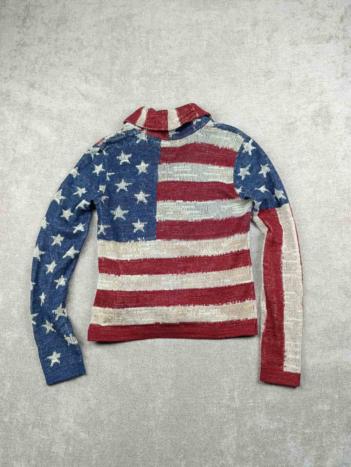 Denim & Supply Ralph Lauren DENIM SUPPLY RALPH LAUREN AMERICAN FLAG W'SWEATER CARDIGAN Size S / US 4 / IT 40 - 15 Thumbnail