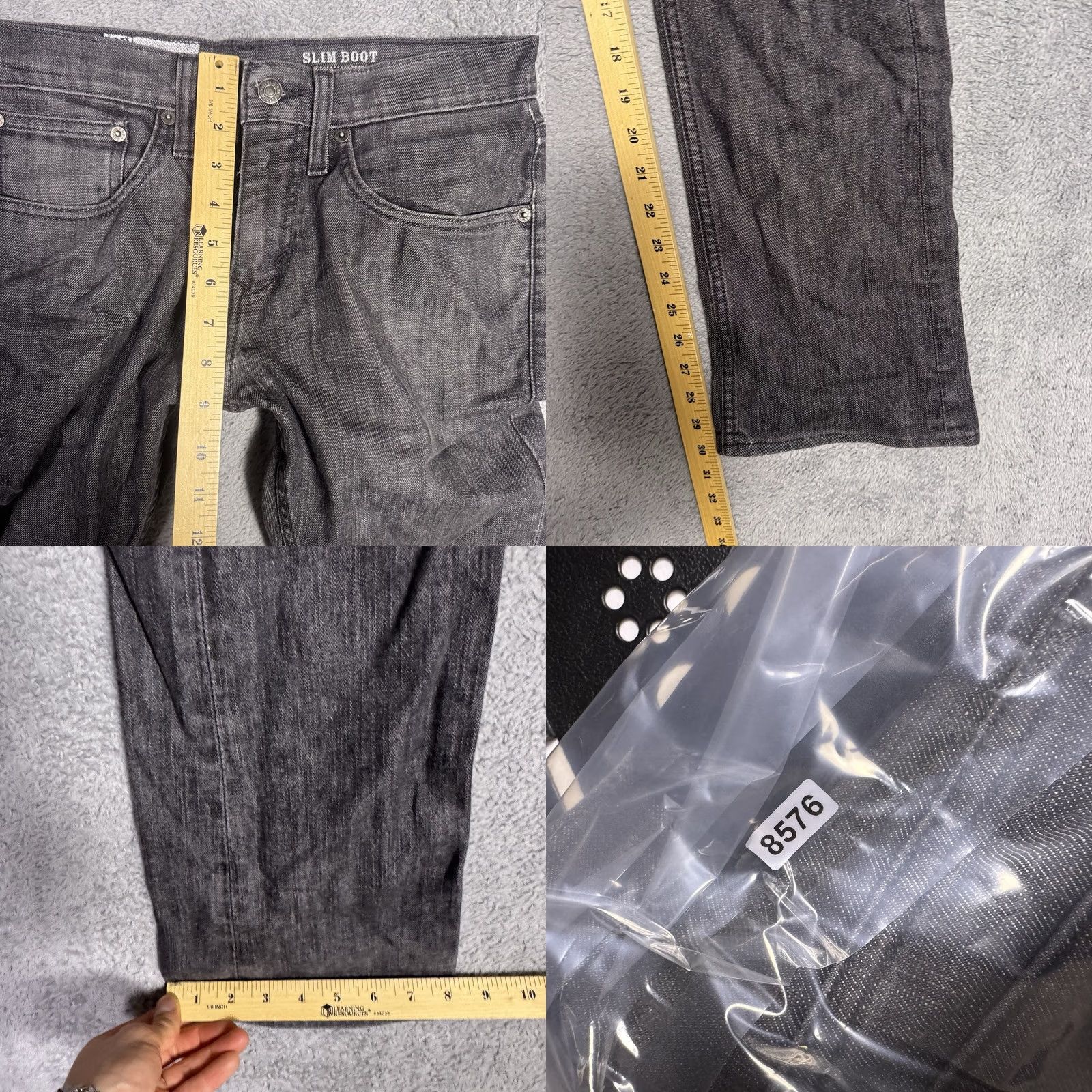 Levi's Vintage Levi'S 507 Jeans Mens 31x30 Faded Y2K Slim Bootcut Flared Denim Pants X - 80s 90s Style - Fit Size US 31 - 9 Thumbnail