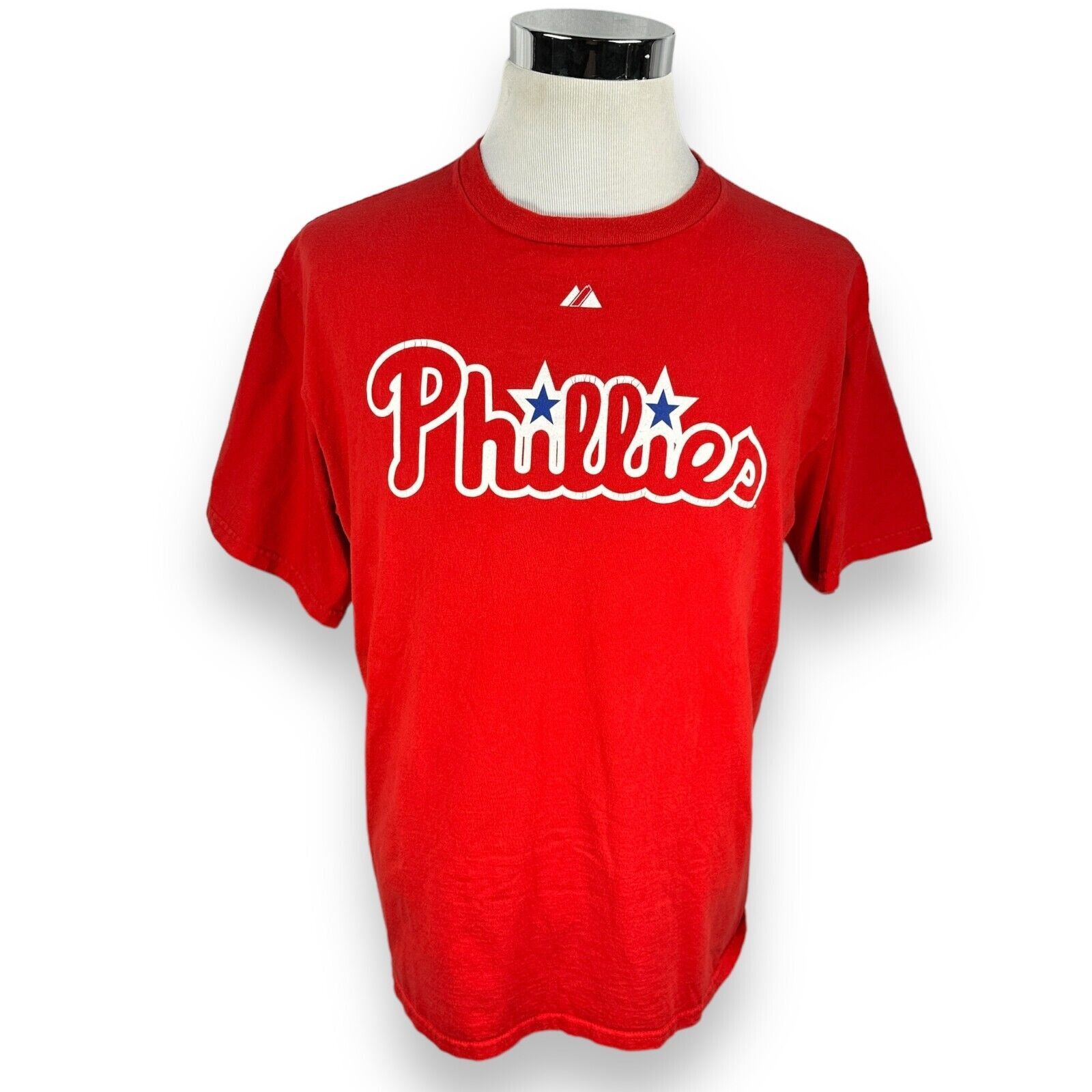 Majestic Majestic Philadelphia Phillies Cole Hamels T-Shirt Men L Red Size US L / EU 52-54 / 3 - 1 Thumbnail