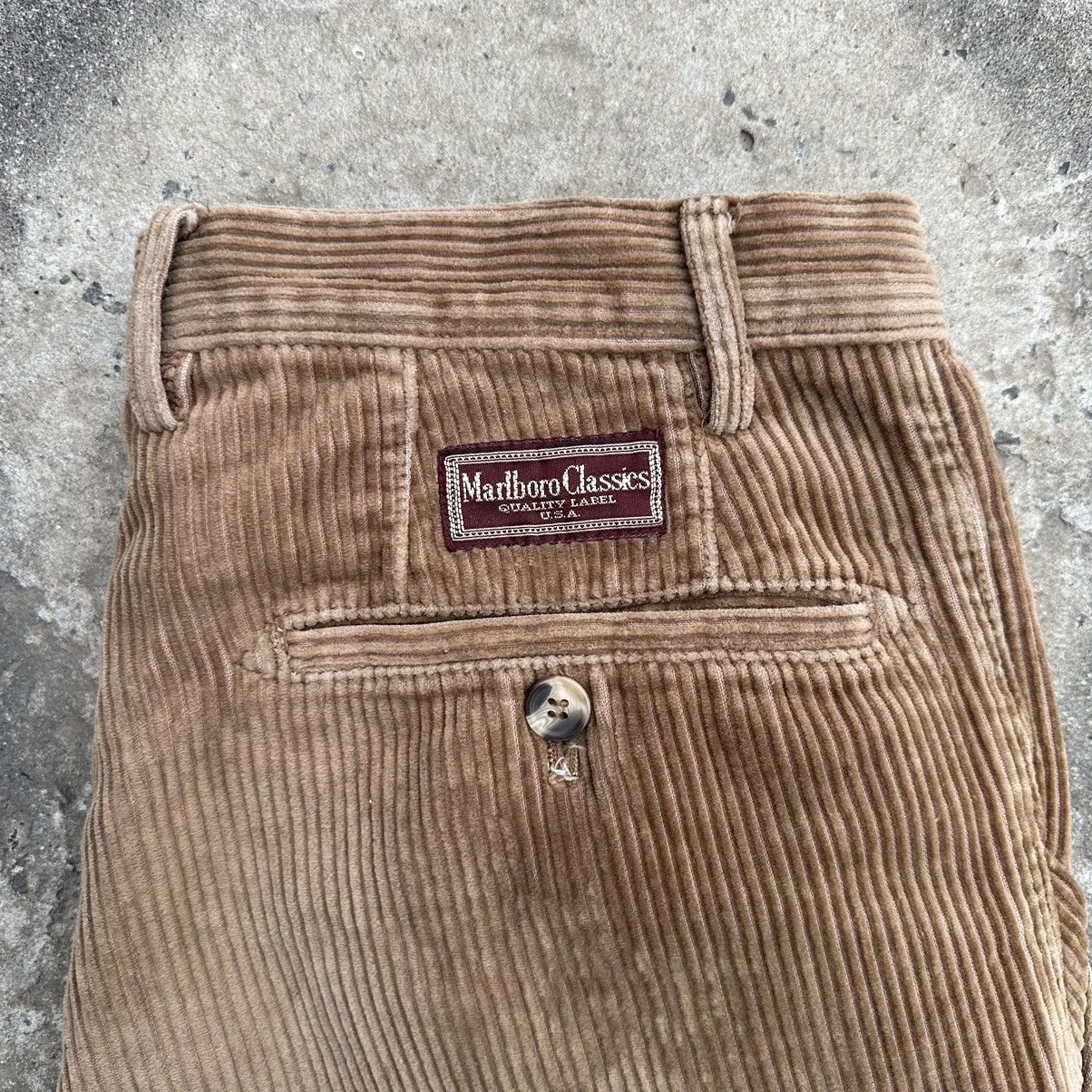 Vintage Vintage Corduroy Pants Marlboro Classic velveteen 90s Size US 32 / EU 48 - 4 Thumbnail