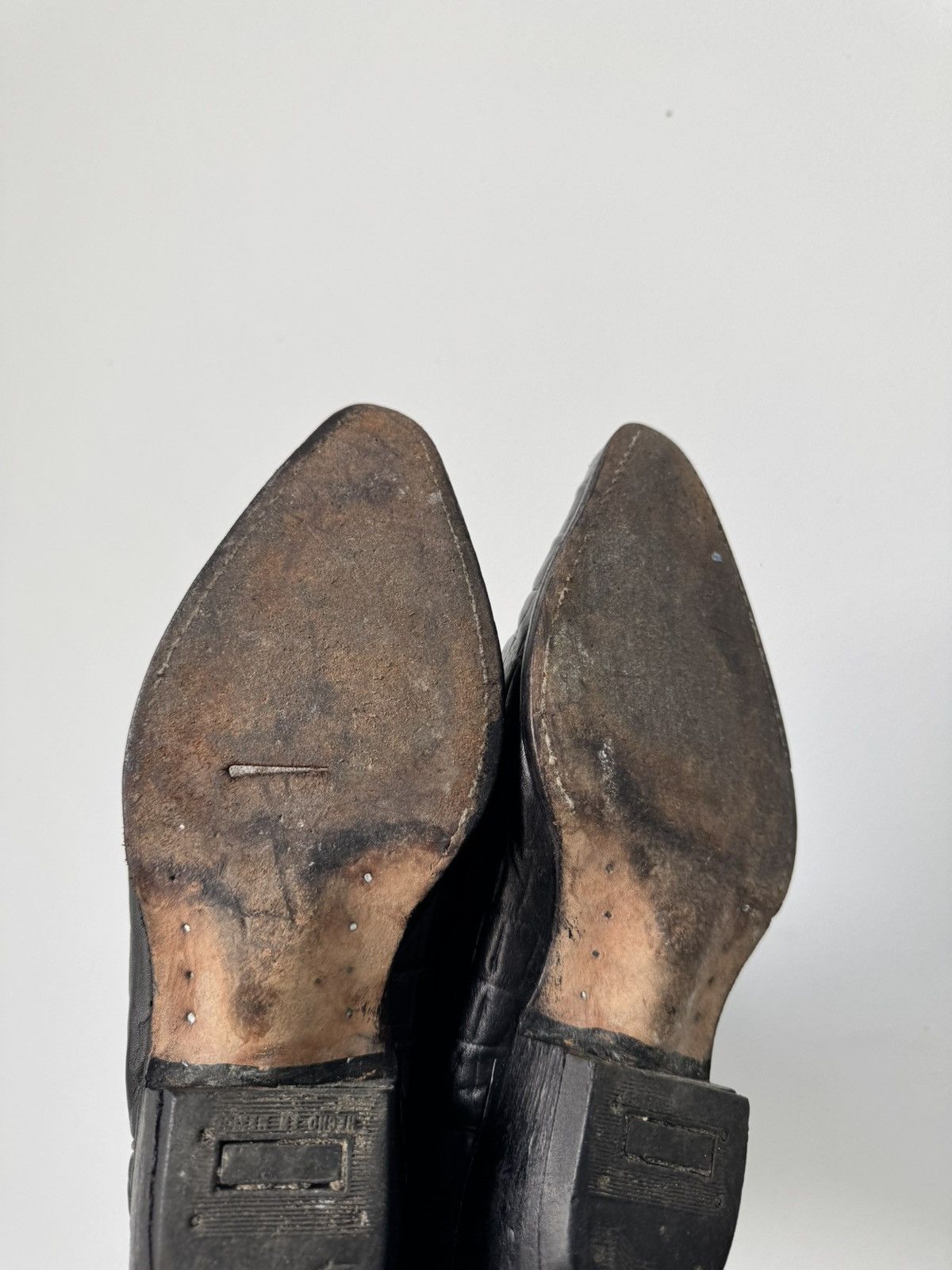 If Six Was Nine Rare Alligator leather western boots 90s guidi style y2k Size US 8 / EU 41 - 12 Thumbnail