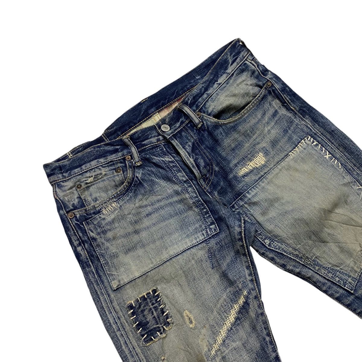 Eternal × Japanese Brand Eternal parchwork distress denim Size US 34 / EU 50 - 3 Thumbnail