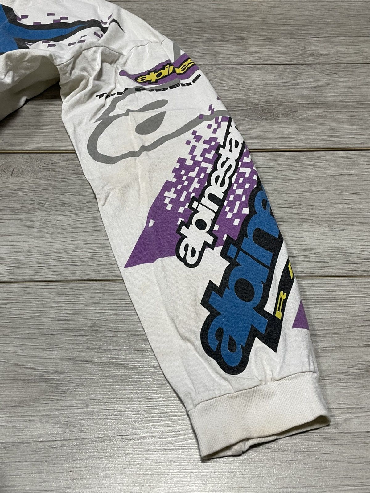 Alpinestars Alpinestars vintage USA racing long sleeve big logo Size US XL / EU 56 / 4 - 6 Thumbnail