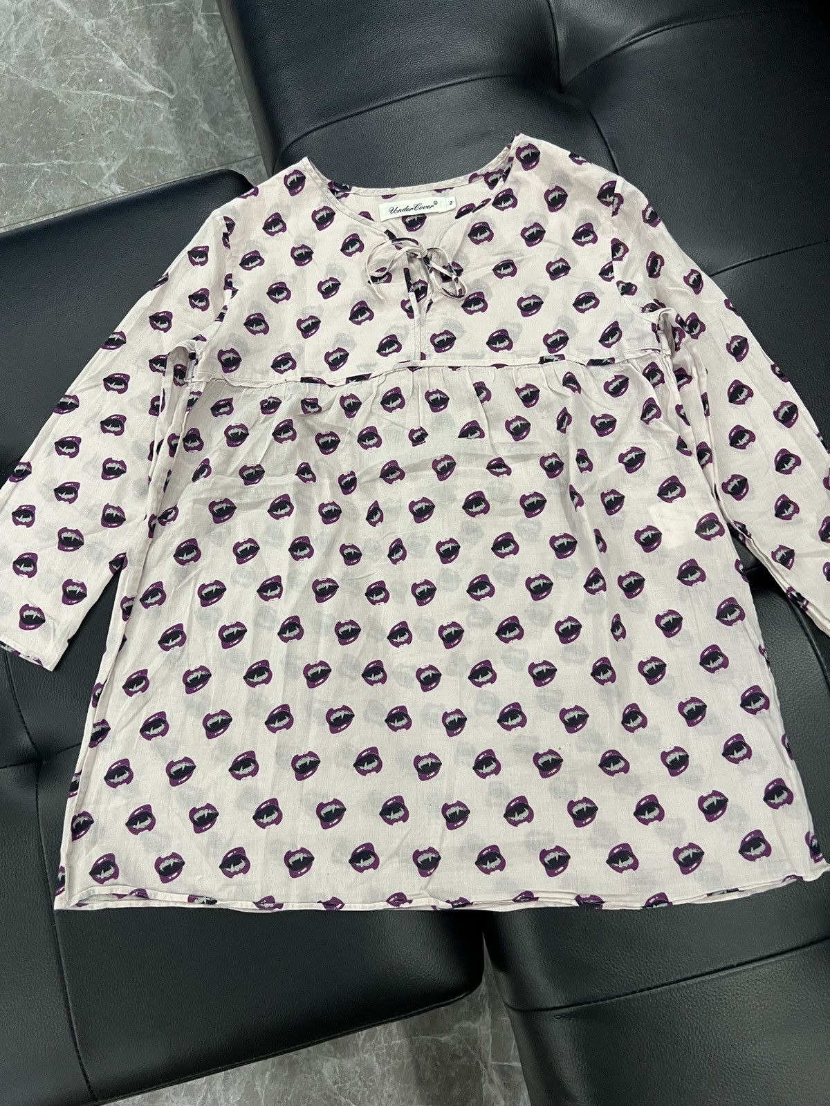 Undercover Undercover Vampire Lip Graphic Babydoll Dress Size XS / US 0-2 / IT 36-38 - 5 Thumbnail