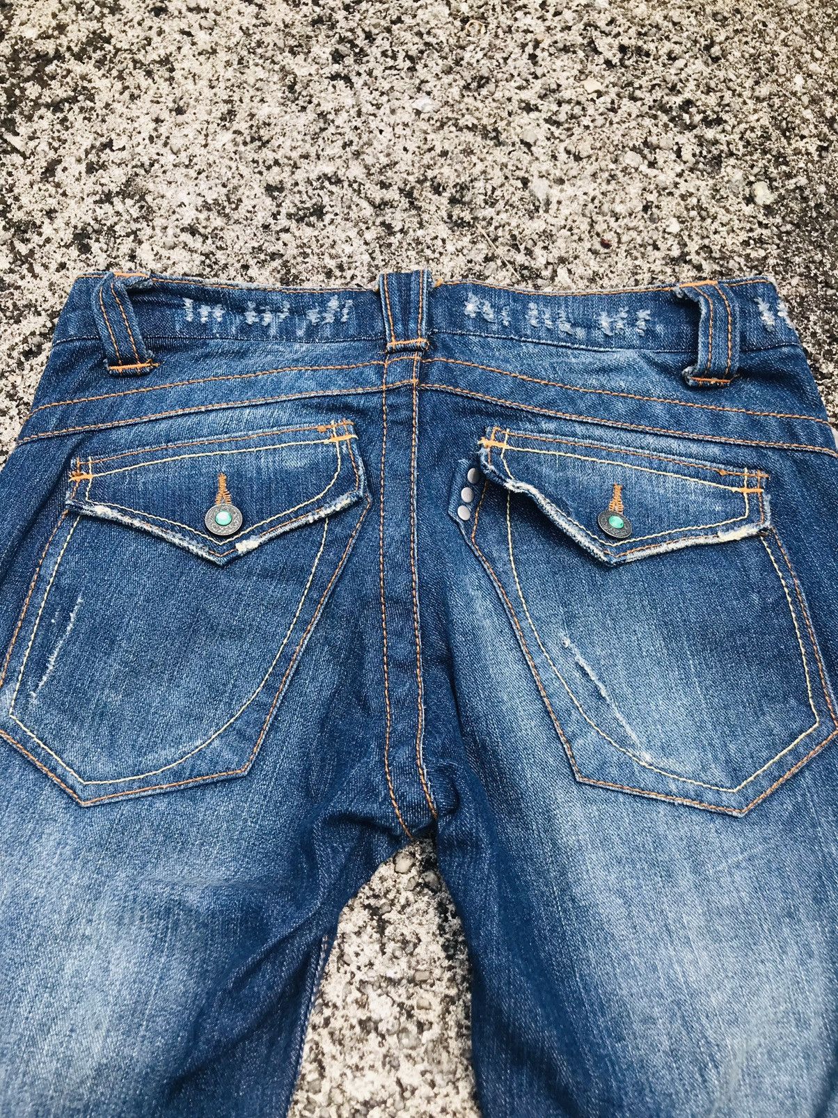 Japanese Brand Vintage tettsup Flared Jeans Size US 30 / EU 46 - 4 Thumbnail