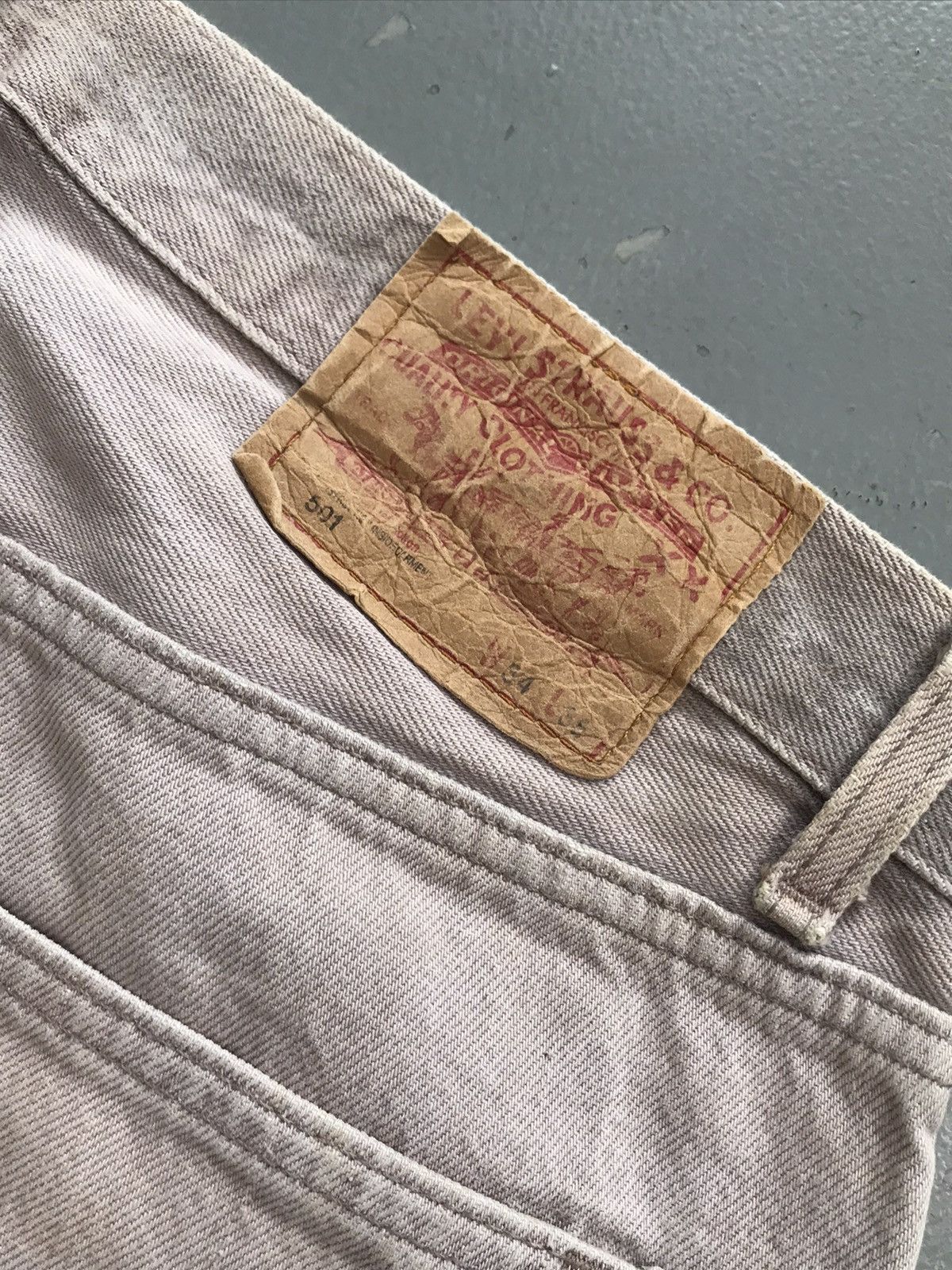 Levi's × Vintage Rare 90s sunfade levis 501 paper tag denim Size US 34 / EU 50 - 9 Thumbnail