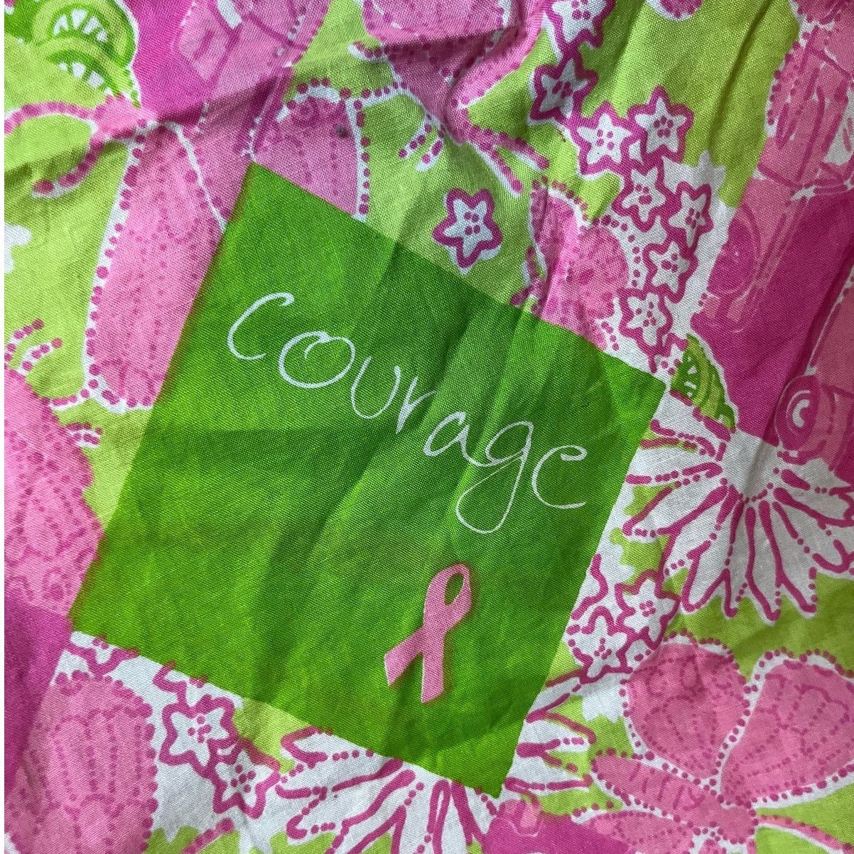 Lilly Pulitzer Lilly Pulitzer Ford Breast Cancer Awareness Scarf Size ONE SIZE - 5 Thumbnail