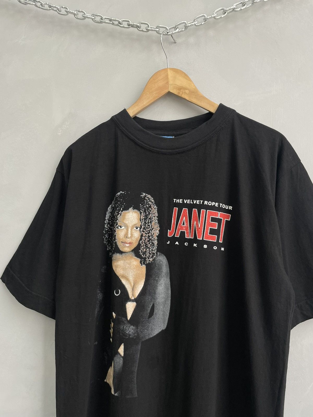 Band Tees Rare 90s velvet tour janet Jackson t shirt Size US XL / EU 56 / 4 - 3 Thumbnail