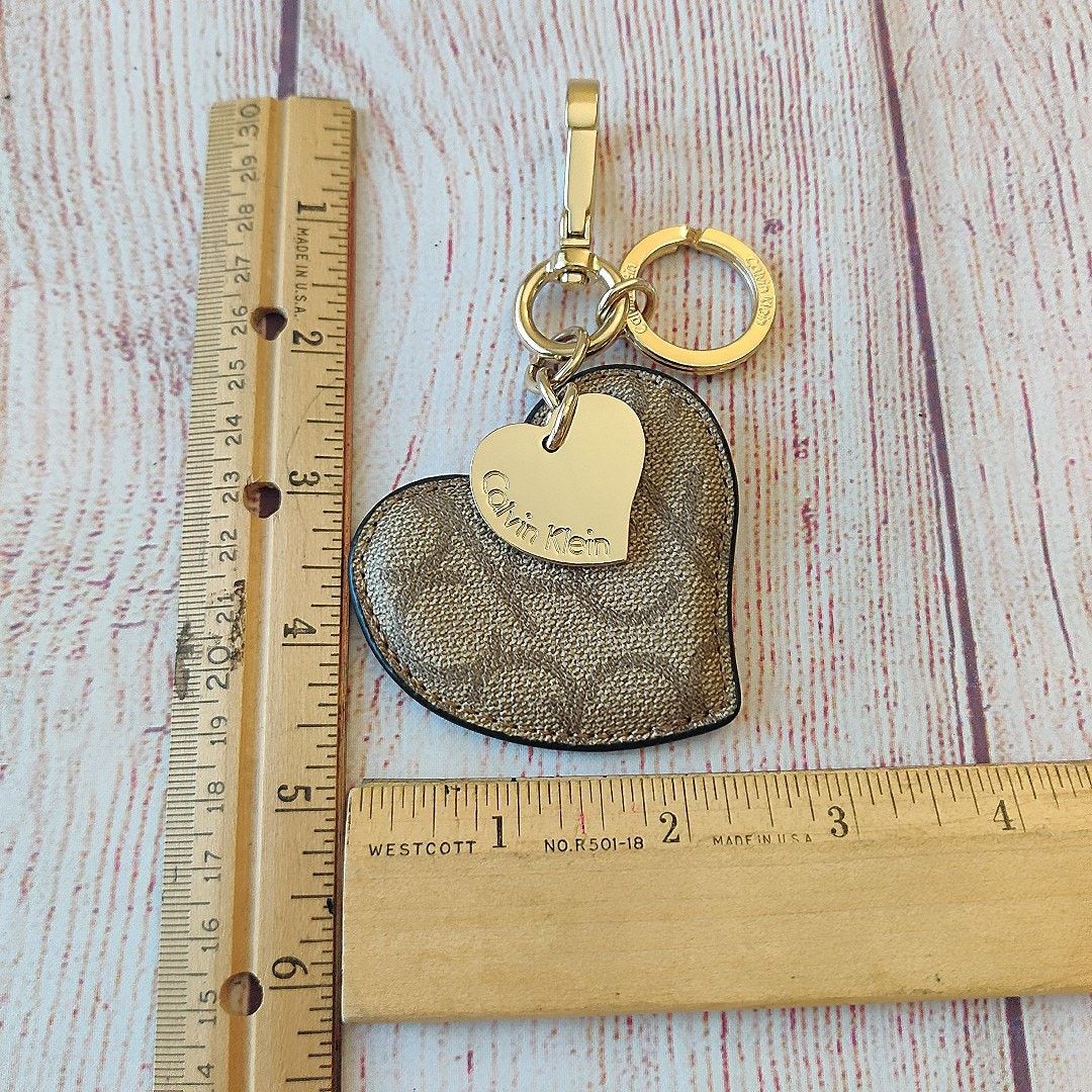 Calvin Klein Calvin Klein signature logo hearts key ring Size ONE SIZE - 4 Thumbnail