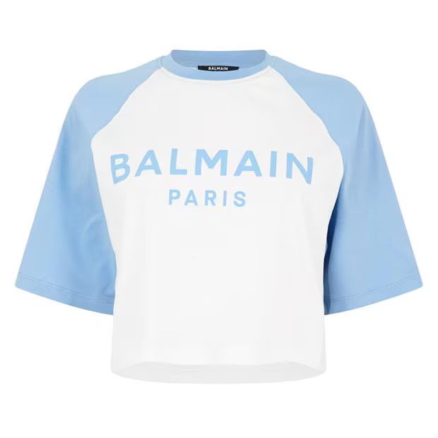 o1g2r1mq0924 T-Shirt in White & Blue