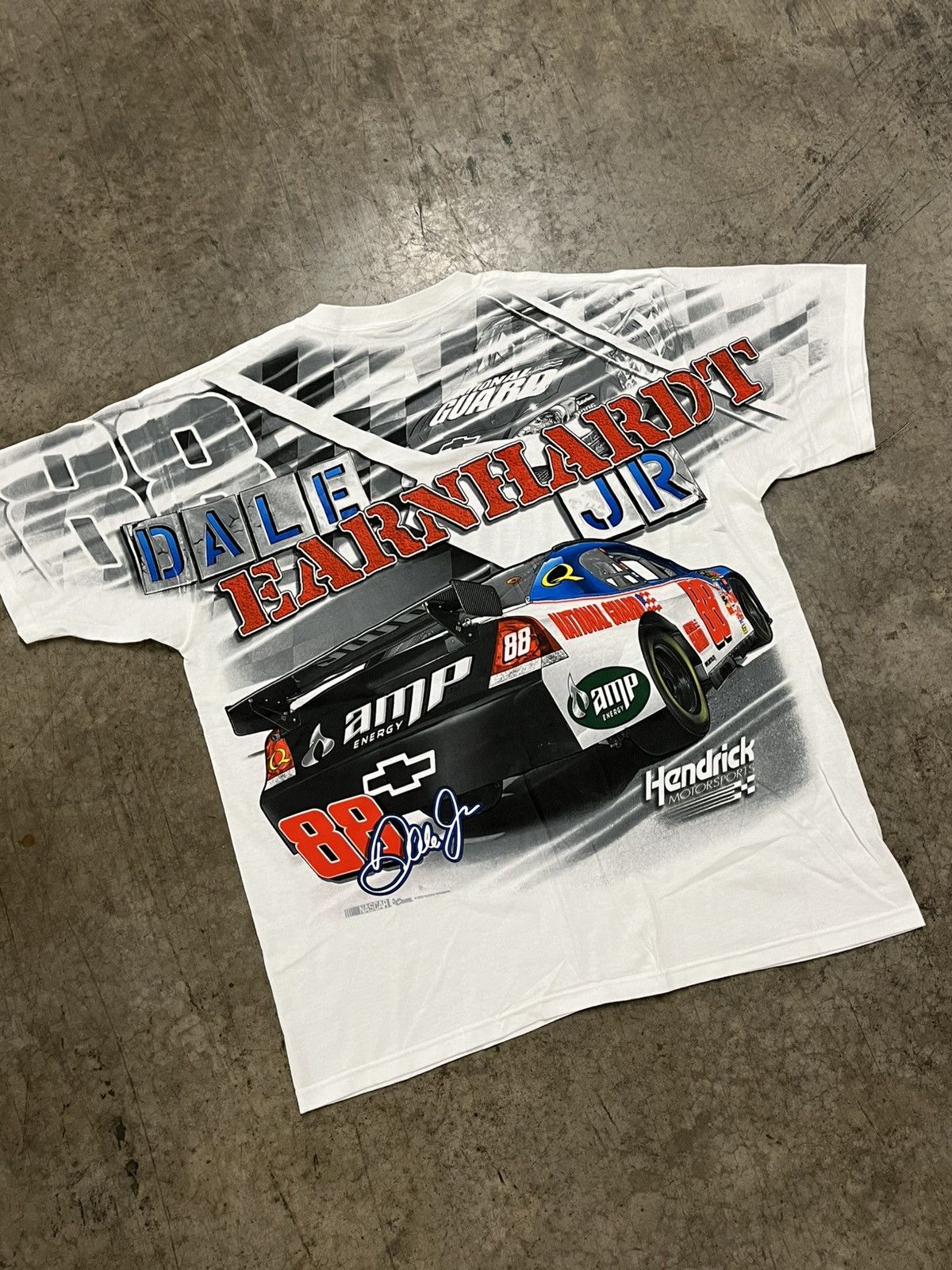 NASCAR × Vintage Vintage AOP nascar dale Earnhardt tee shirt 90s hype rare Size US XL / EU 56 / 4 - 7 Thumbnail