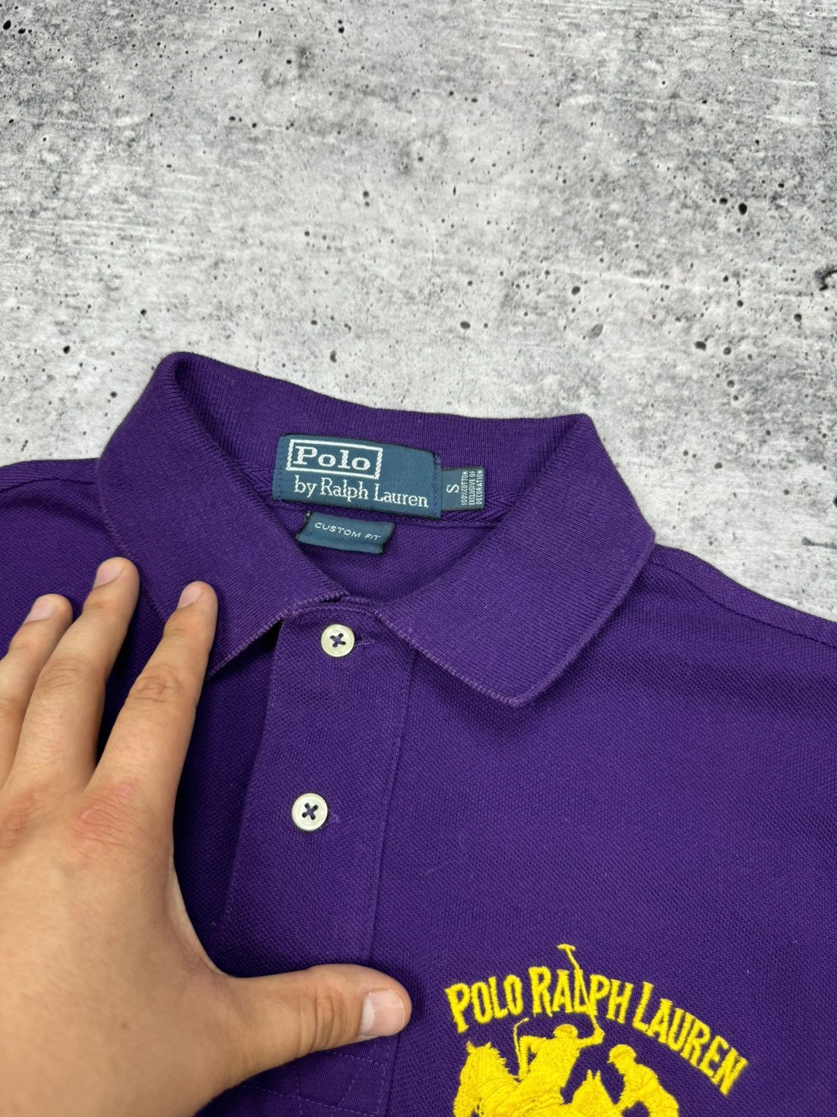 Designer × Polo Ralph Lauren × Vintage Vintage Polo Ralph Lauren Big Logo Y2K Polo Longsleeve Shirt Size US S / EU 44-46 / 1 - 5 Thumbnail