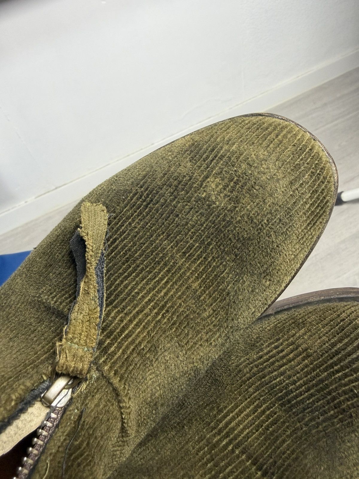 Cherevichkiotvichki Cherevichkiotvichki Corduroy Ankle Boots Size US 9 / EU 42 - 12 Thumbnail