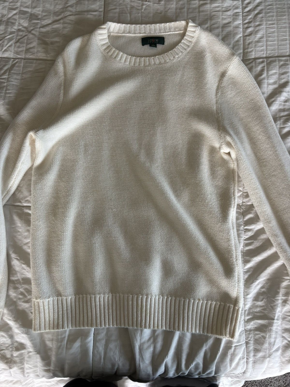 J.Crew White J Crew Sweater Size US S / EU 44-46 / 1 - 3 Thumbnail