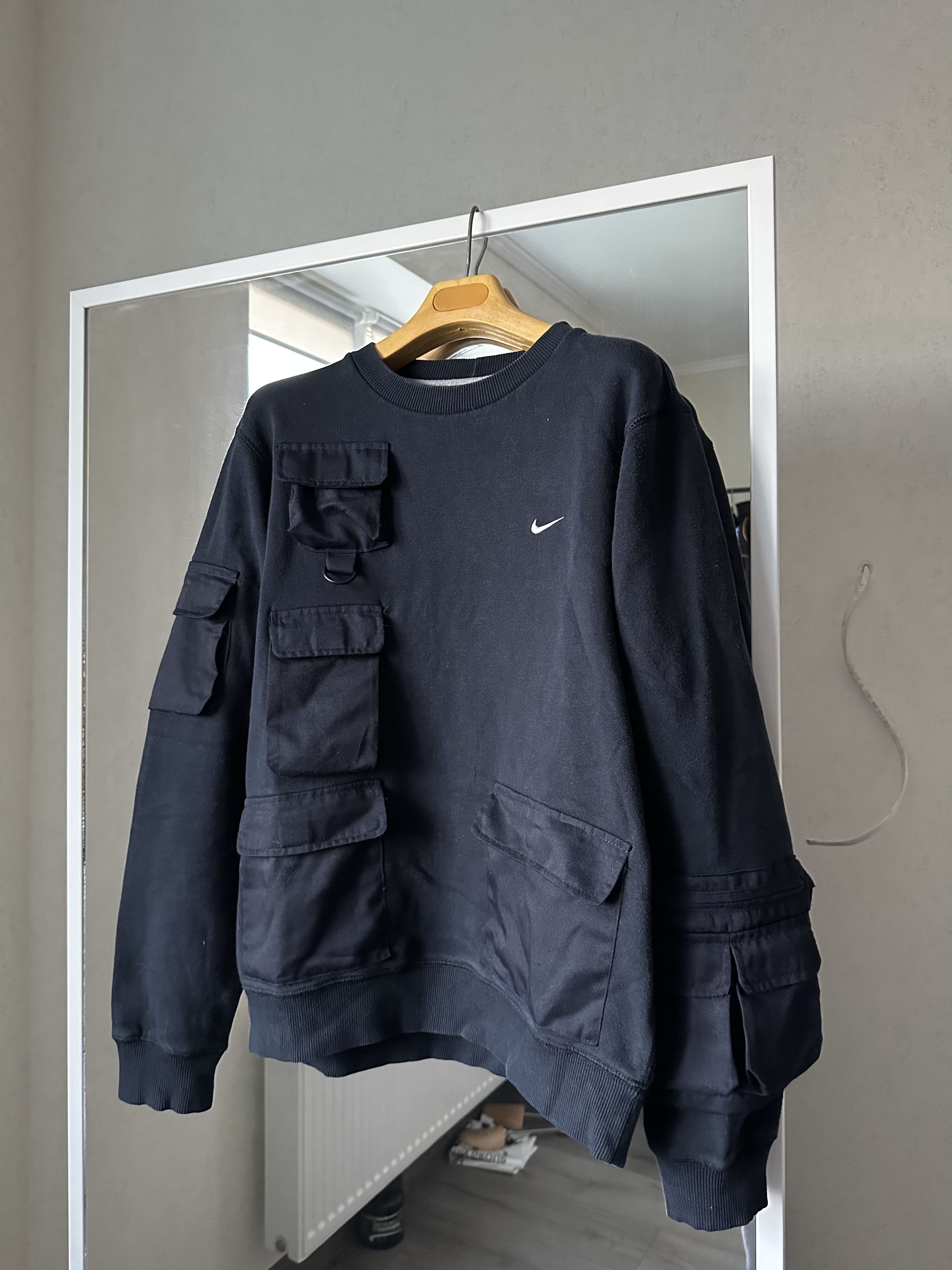 Nike Nike Custom y2k Vintage Cargo Multi Pocket Boxy Sweatshirt Size US M / EU 48-50 / 2 - 1 Thumbnail