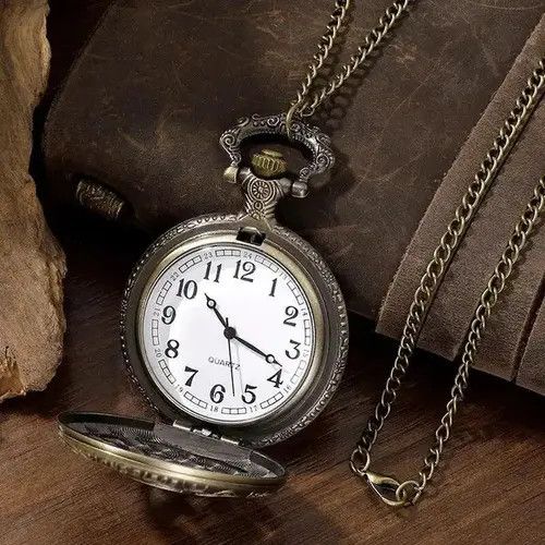 RW&CO. Quartz Pocket Watch Necklace Pendant Size ONE SIZE - 1 Thumbnail