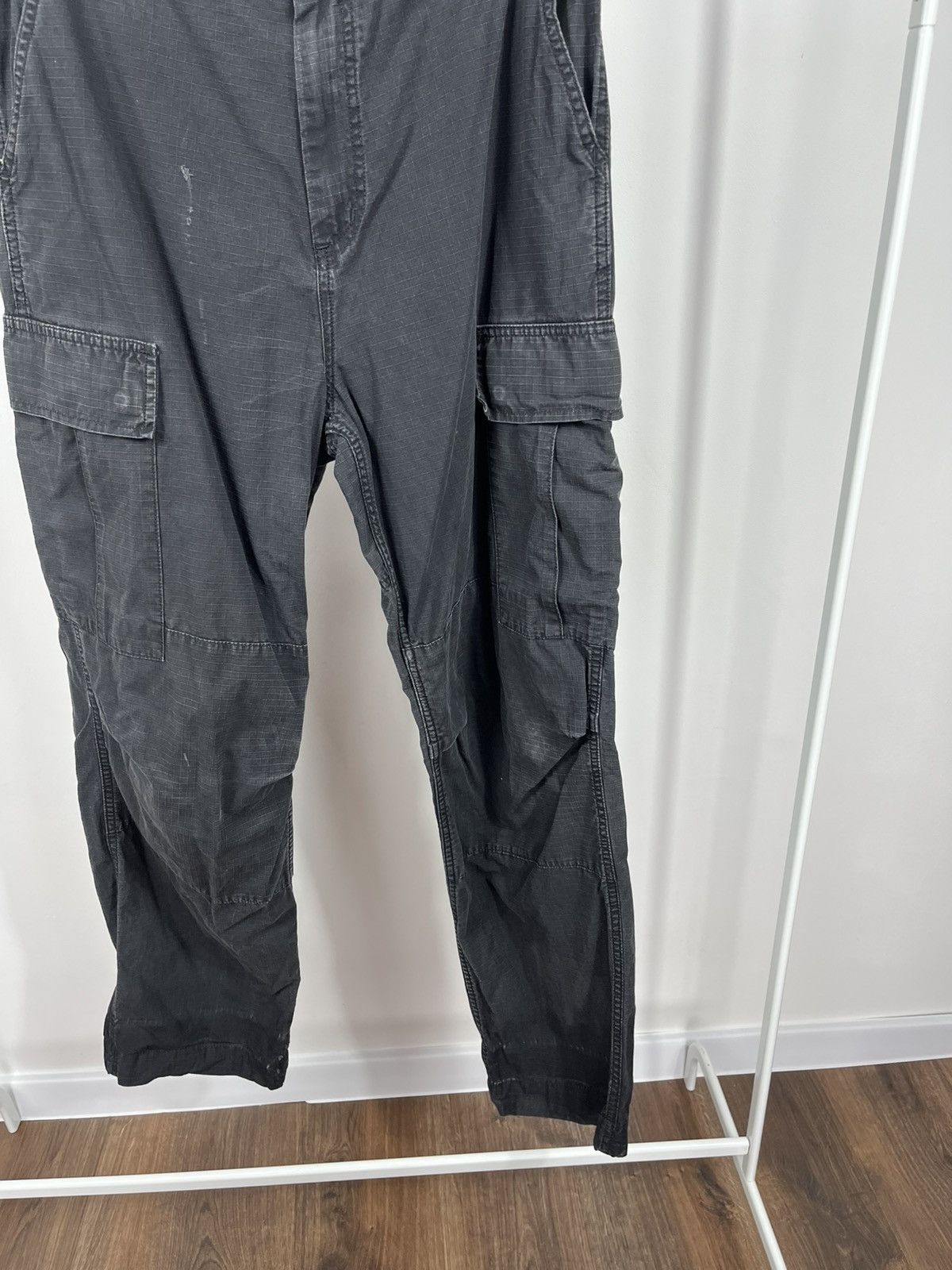Carhartt Cargo Pants W30 L32 Distressed Black Workwear