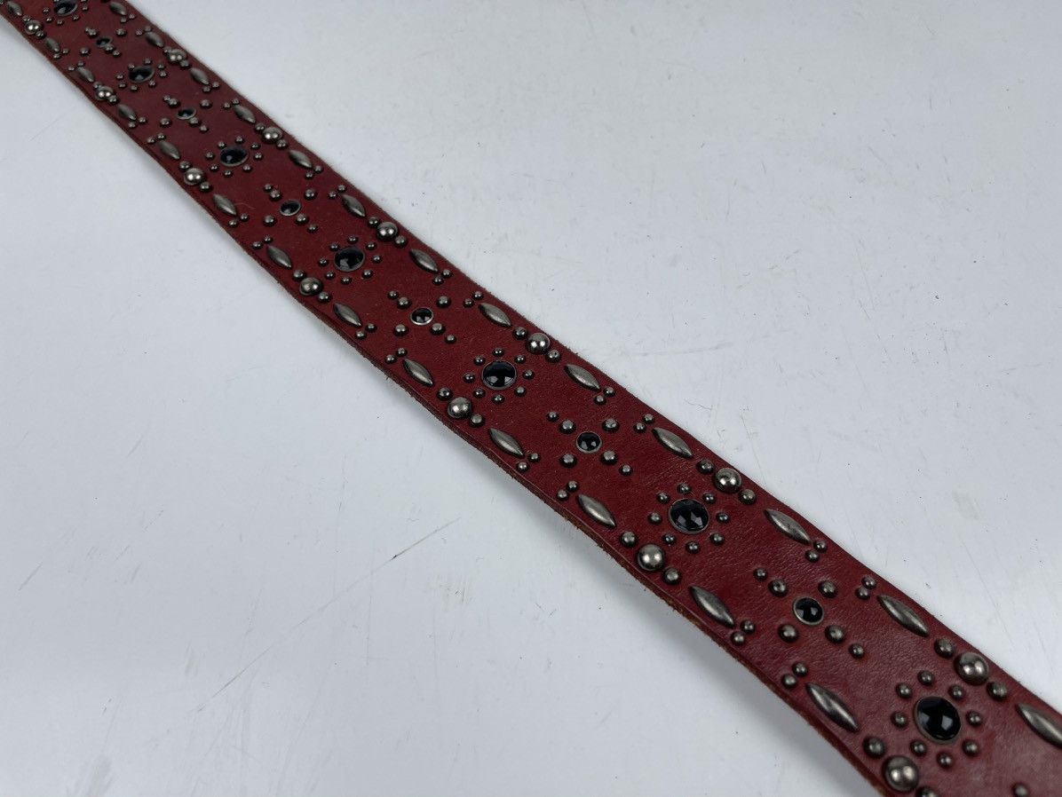 Japanese Brand studded leather belt tc4 Size 36 - 4 Thumbnail