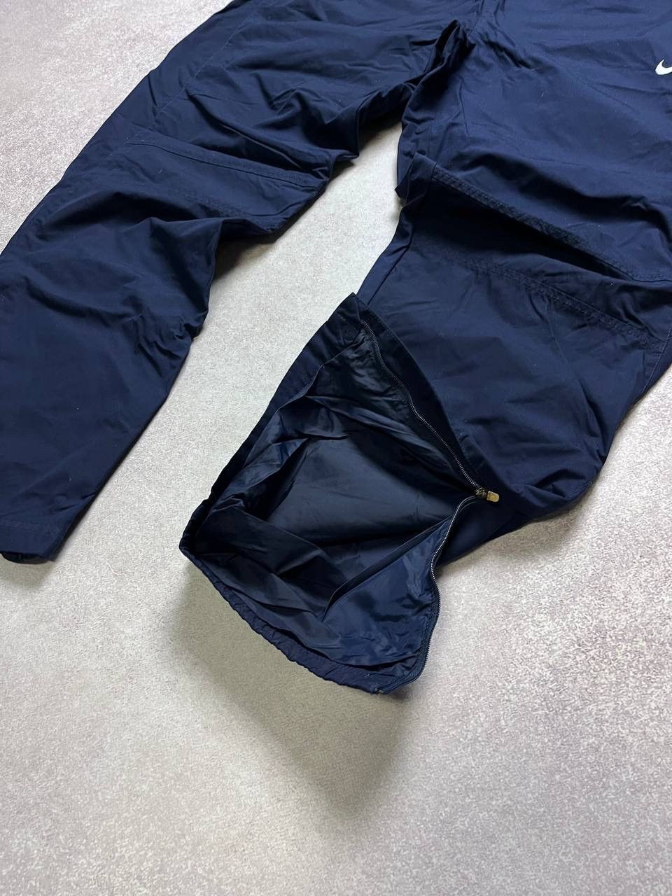 Nike × Vintage Vintage Nike Swoosh Baggy Trackpants Y2K L Size US 34 / EU 50 - 3 Thumbnail