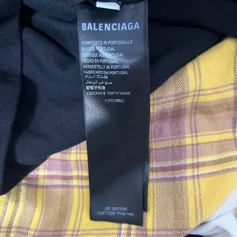 Balenciaga Balenciaga Mosaic Logo printed hooded sweater Size US S / EU 44-46 / 1 - 4 Thumbnail
