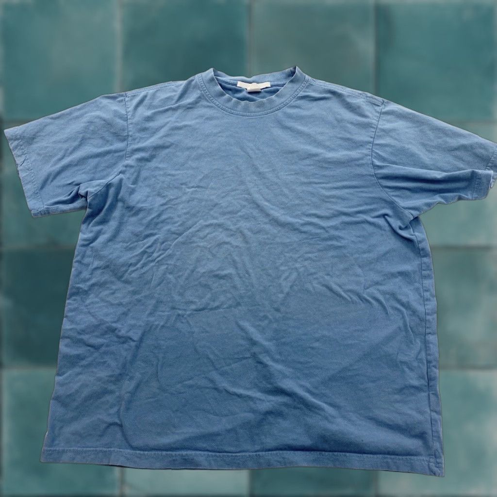 Perry Ellis Perry Ellis Shirt Mens XL Light Blue Casual Preppy Pullover T-Shirt Short Sleeve Crew Neck Breathable All Seasons Regular Blue Mens XL Size US XL / EU 56 / 4 - 1 Thumbnail