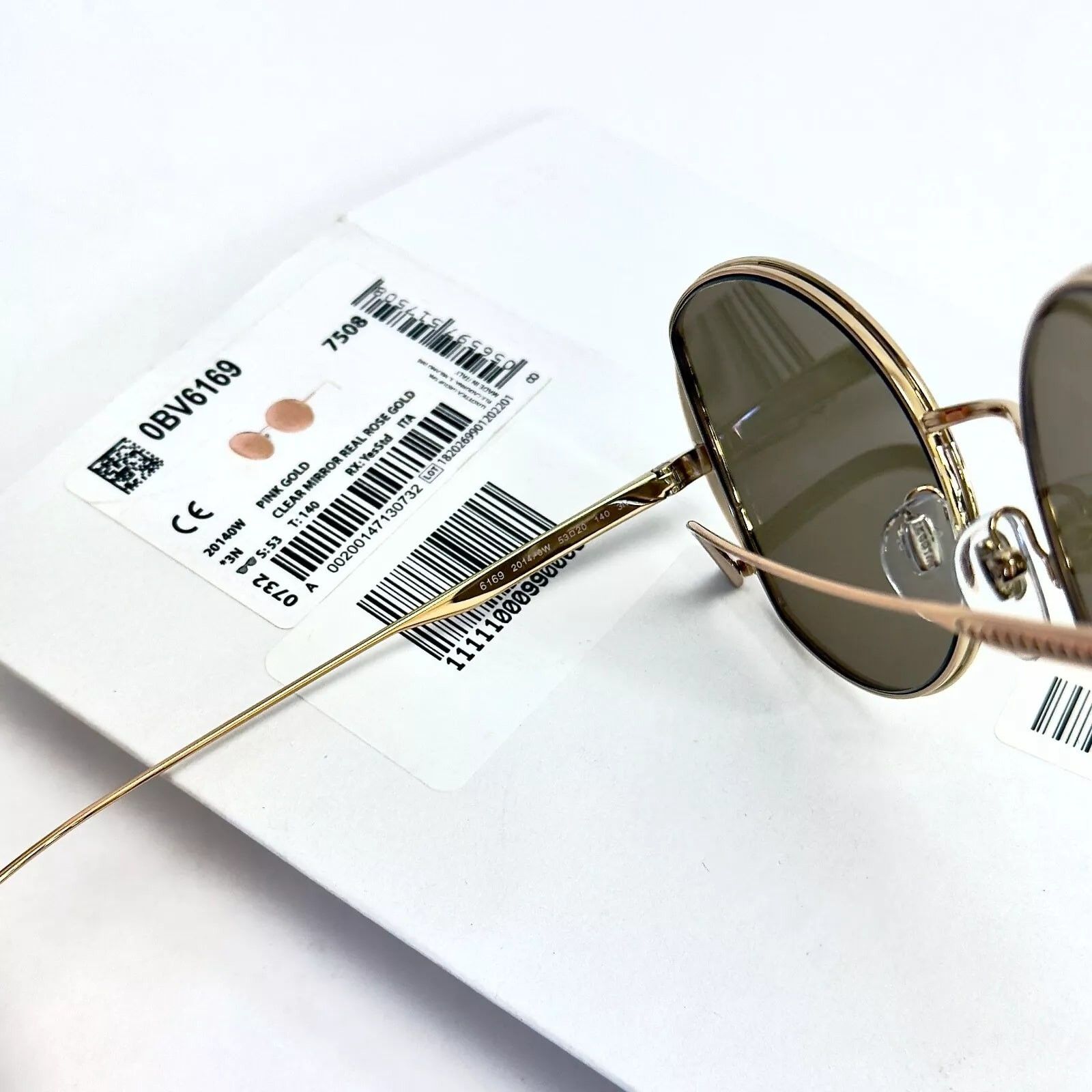Bvlgari BVLGARI BV6169 Rose Round Metal Fashion Sunglasses 6169 Size ONE SIZE - 8 Thumbnail