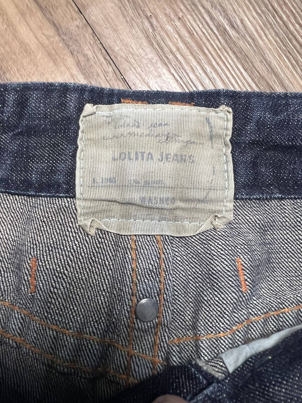 If Six Was Nine Lolita Jeans Y2K Vintage Distressed Bootcut Denim Pants (41) Size 26" / US 2 / IT 38 - 10 Thumbnail
