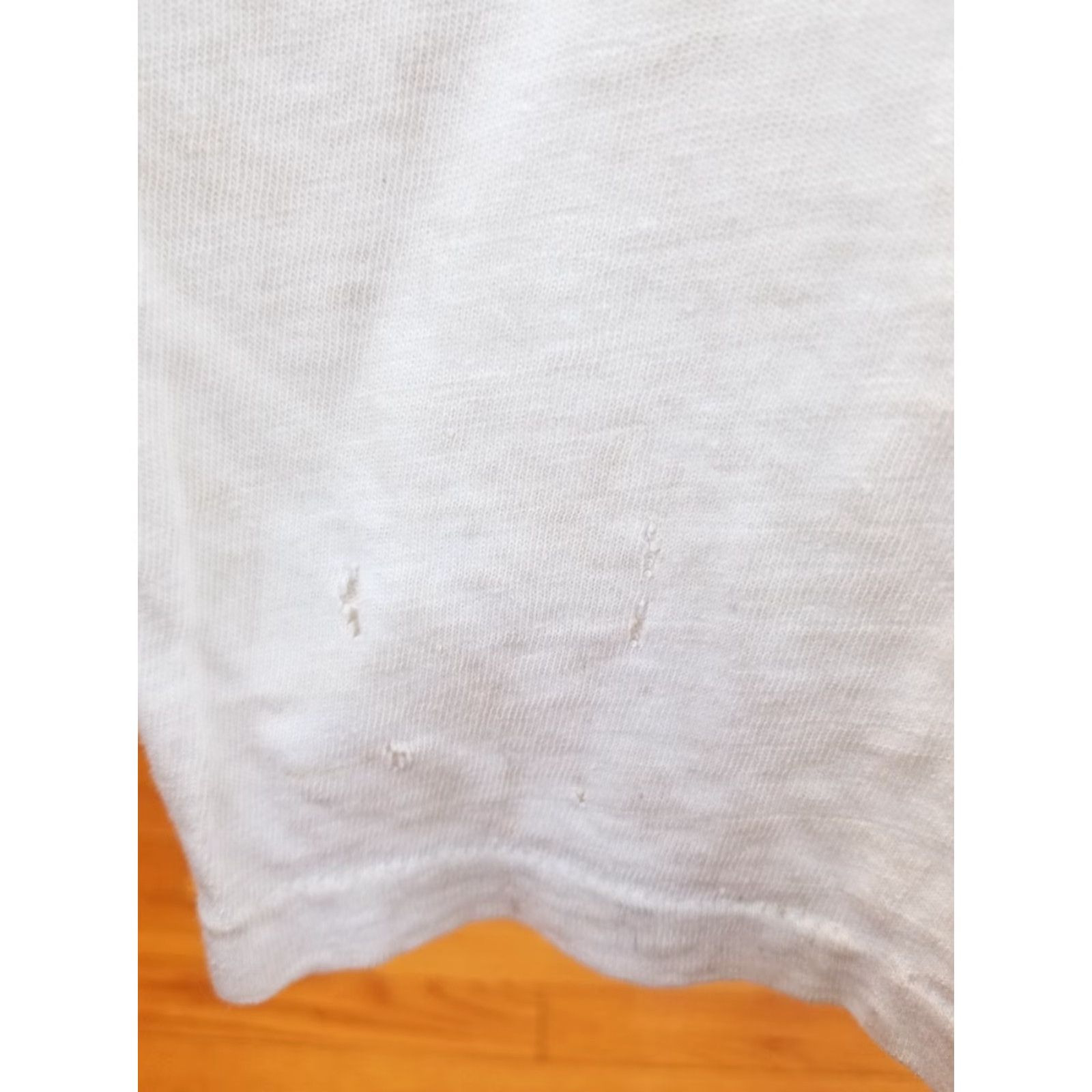 Hanes VINTAGE CATTLEMAN'S STEAKE HOUSE HORSE SHIRT HANES FADED T-SHIRT SZ LARGE T-SHIRT Mens White 70's Cowboy Western Shirt Size US L / EU 52-54 / 3 - 4 Thumbnail