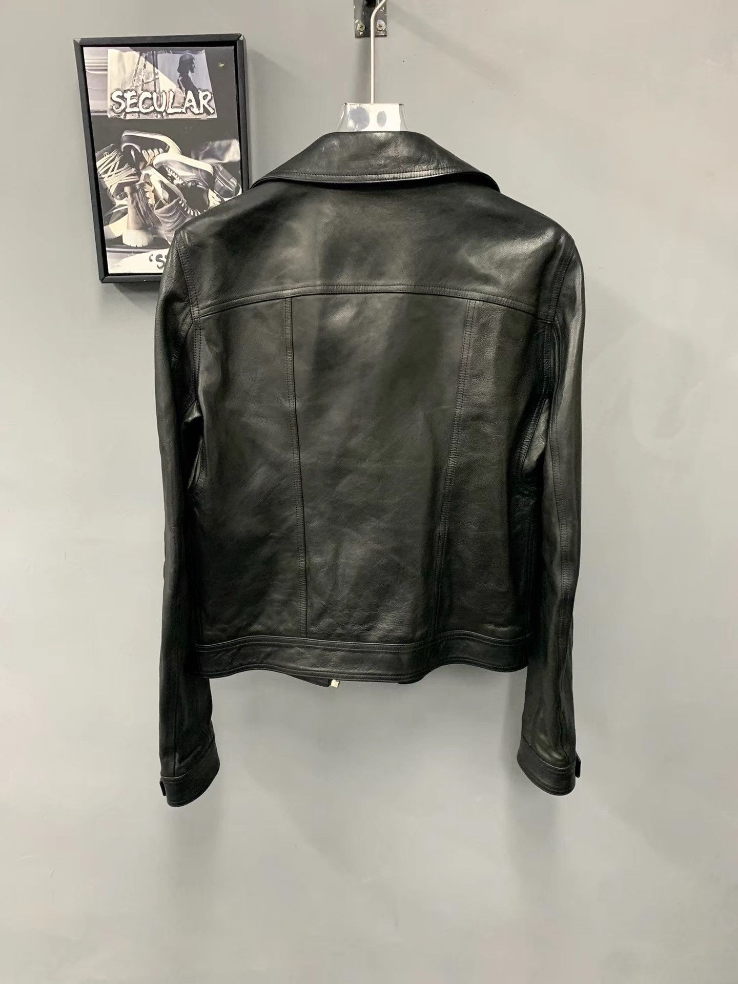 Rick Owens Rick Owens 23SS Leather Biker Jacket K34 Size US M / EU 48-50 / 2 - 2 Thumbnail