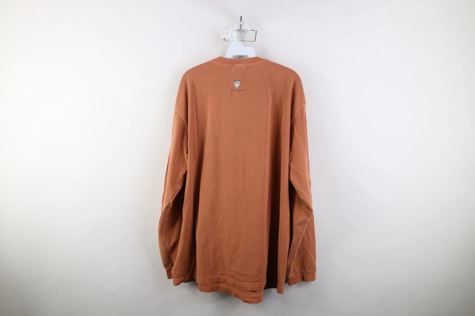 Life is Good Vintage Life Is Good Guitar Long Sleeve T-Shirt Orange Size US XL / EU 56 / 4 - 10 Thumbnail