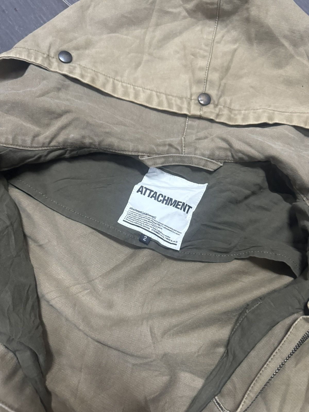 Attachment × Japanese Brand ATTACHMENT MILITARY STYLE PARKA Size US M / EU 48-50 / 2 - 3 Thumbnail