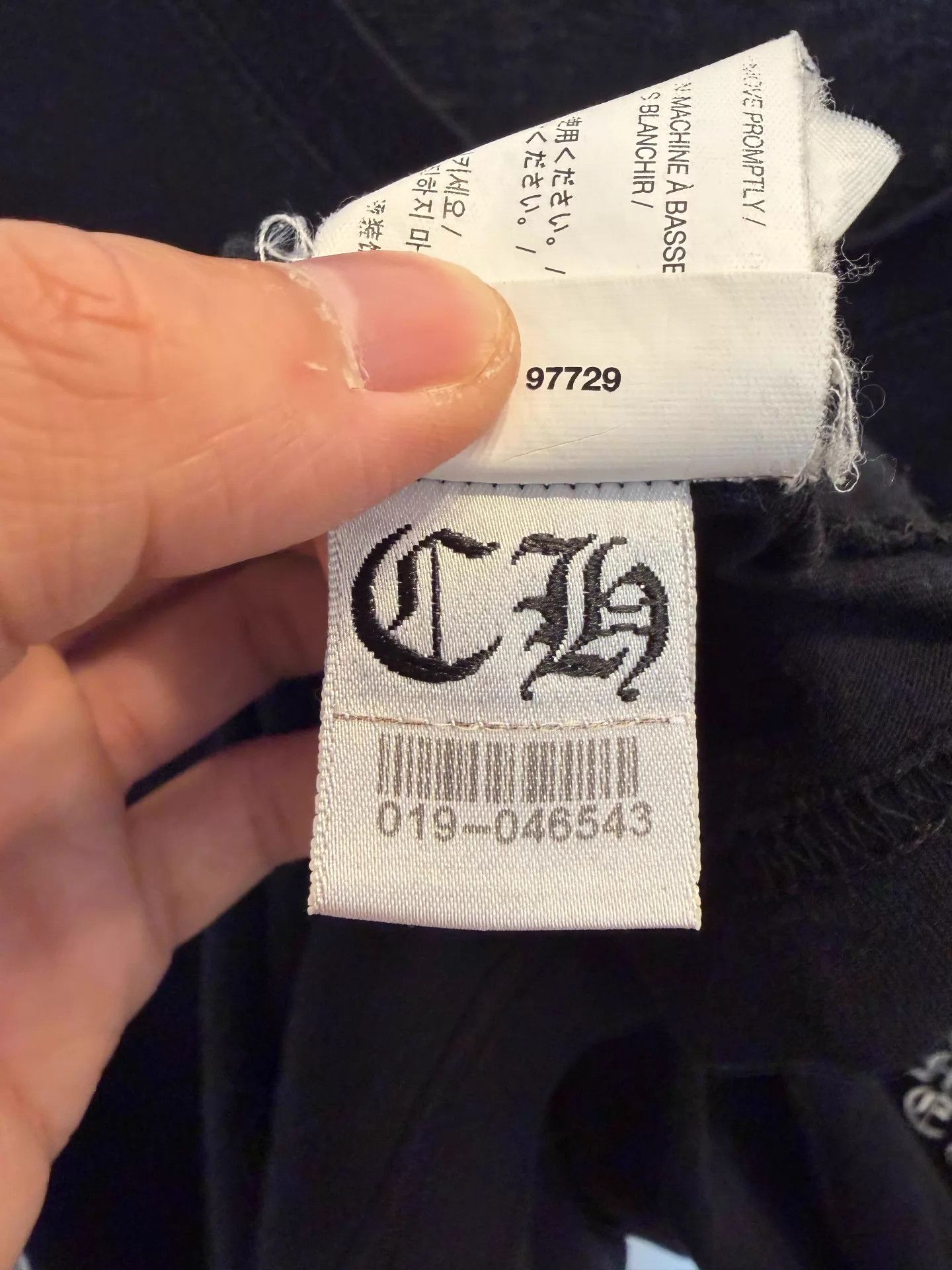 Chrome Hearts Chrome Hearts Flame Sanskrit Black SS Tee L Size L / US 10 / IT 46 - 5 Thumbnail