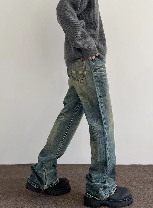 Japanese Brand × Jean Jeans Men Streetwear Y2k Vintage Blue Size US 32 / EU 48 - 3 Thumbnail