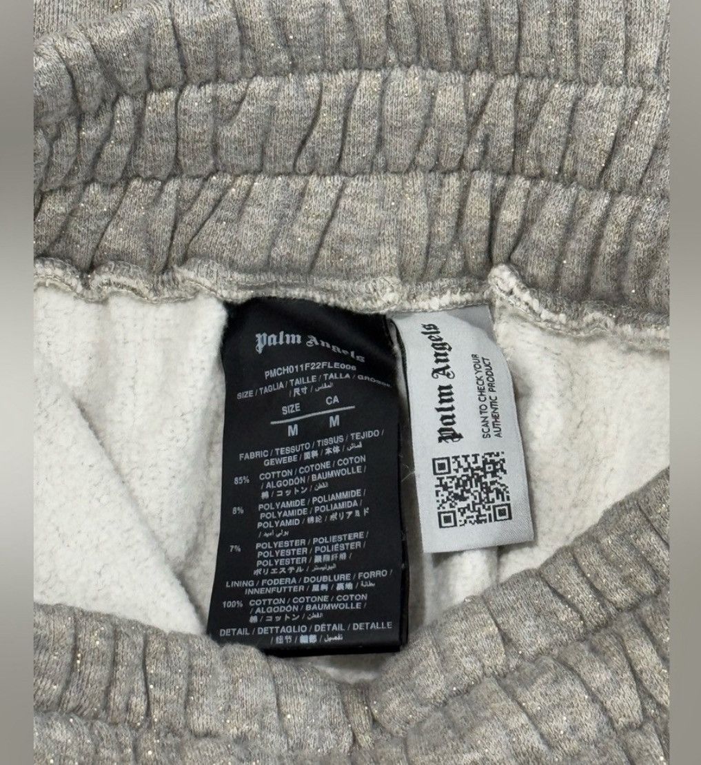 Palm Angels PALM ANGELS PXP Painted Classic Sweatpants MELANGE GREY Sz M Size US 32 / EU 48 - 10 Thumbnail