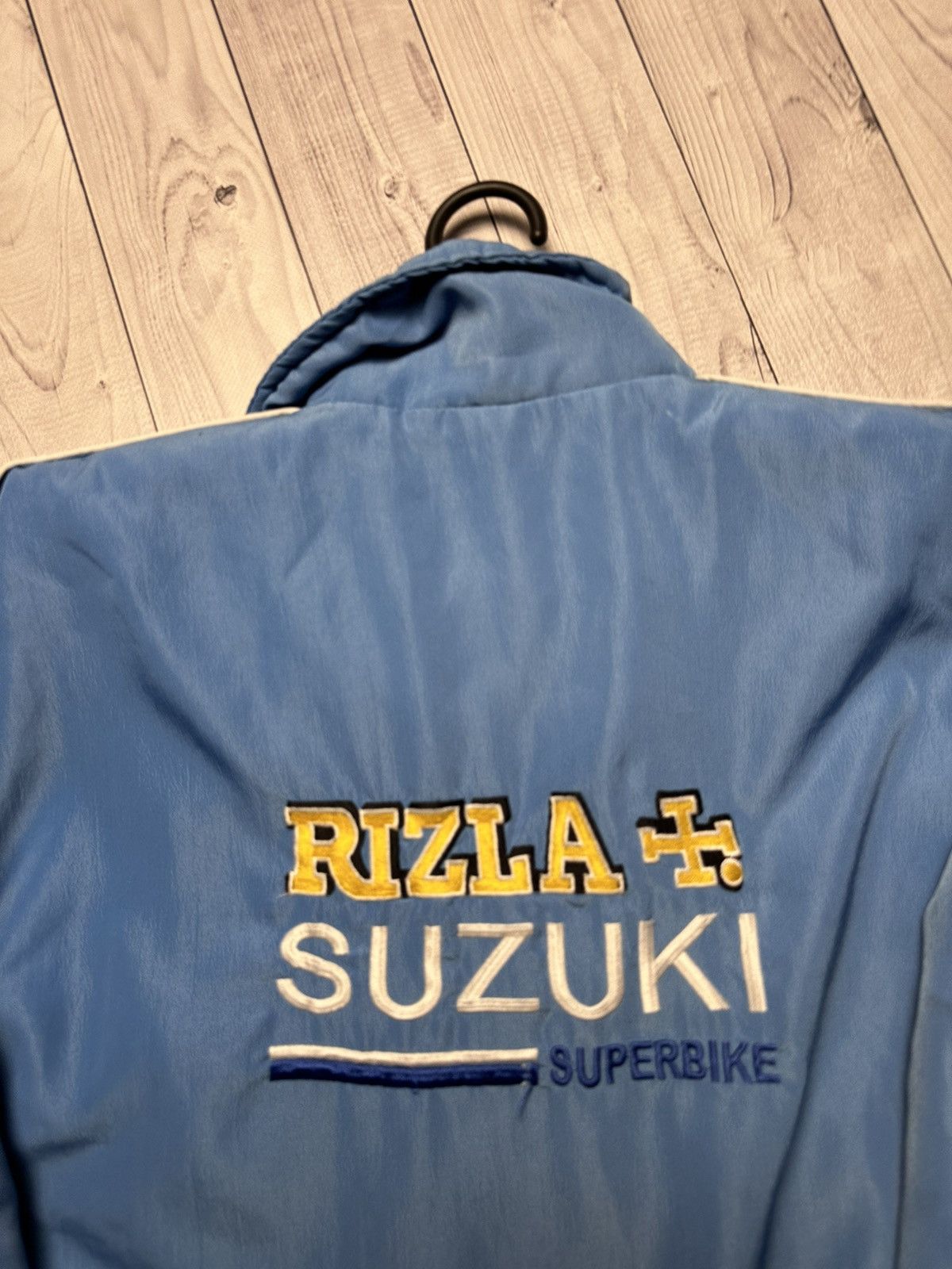 Vintage Vintage Racing jacket Suzuki Dainese Rizla size L logo blue Size US L / EU 52-54 / 3 - 3 Thumbnail