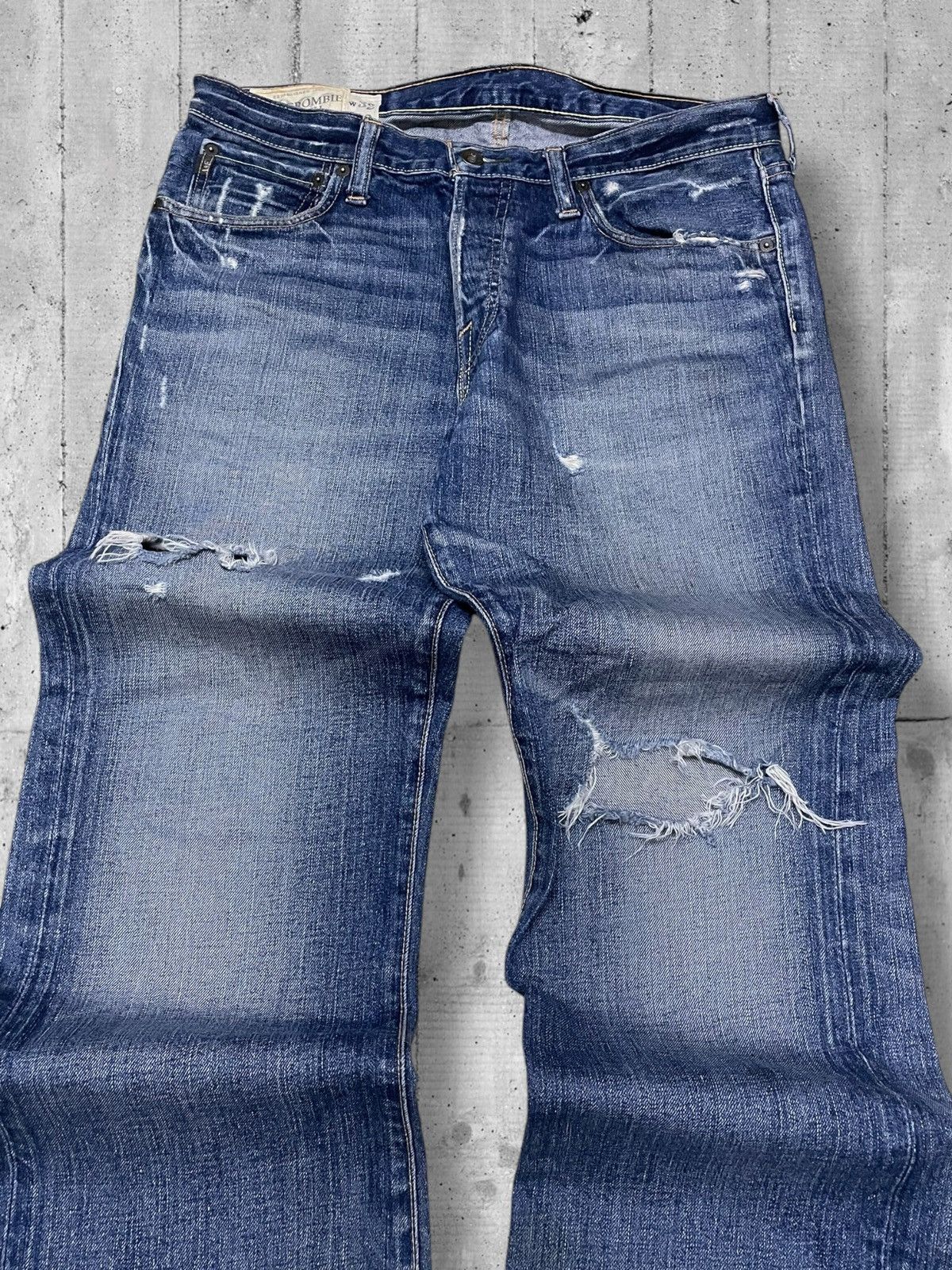 Abercrombie & Fitch × Designer × Vintage Vintage Designer Abercrombie &Fitch Distressed Low Rise Boot Size US 34 / EU 50 - 4 Thumbnail
