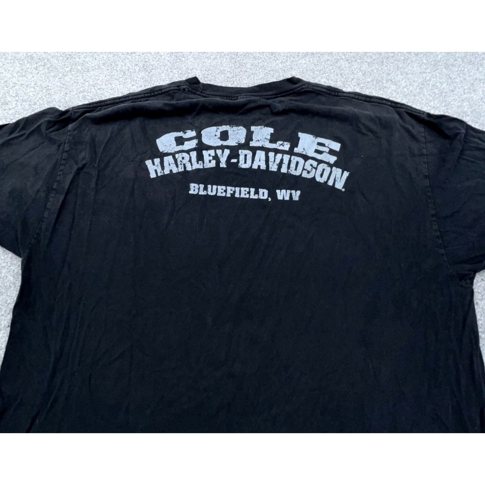 Harley Davidson VINTAGE Harley-Davidson Shirt Men XL Black Tee 90s USA Adult Biker Motorcycle Logo T-Shirt Size US XL / EU 56 / 4 - 3 Thumbnail
