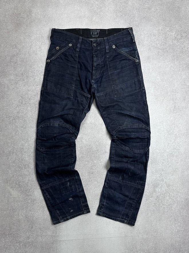 G-Star Vintage G-star Raw Moto Denim Y2K Cargo Pants 32x32 Size US 32 / EU 48 - 2 Thumbnail