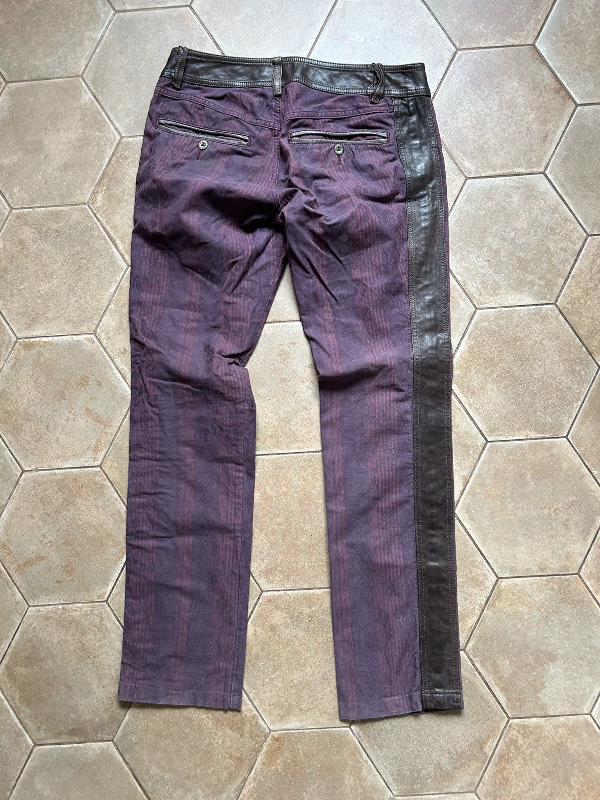Diesel Vintage Diesel leather pants y2k Size 28" / US 6 / IT 42 - 7 Thumbnail