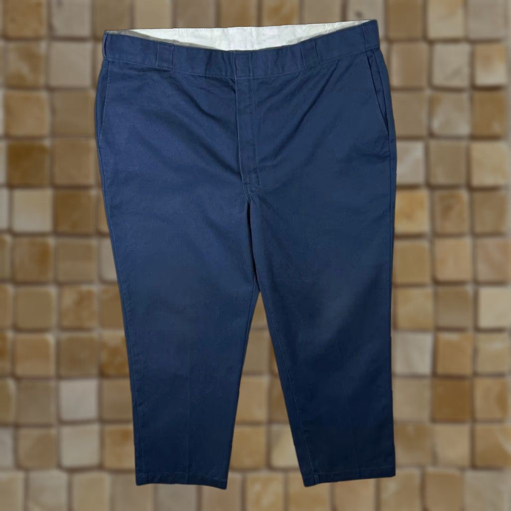 Dickies Dickies Made In Mexico Classic Blue Straight Leg Chino Trousers 44 x 28 Mens Workwear Jeans Pants Size US 44 / EU 60 - 1 Thumbnail
