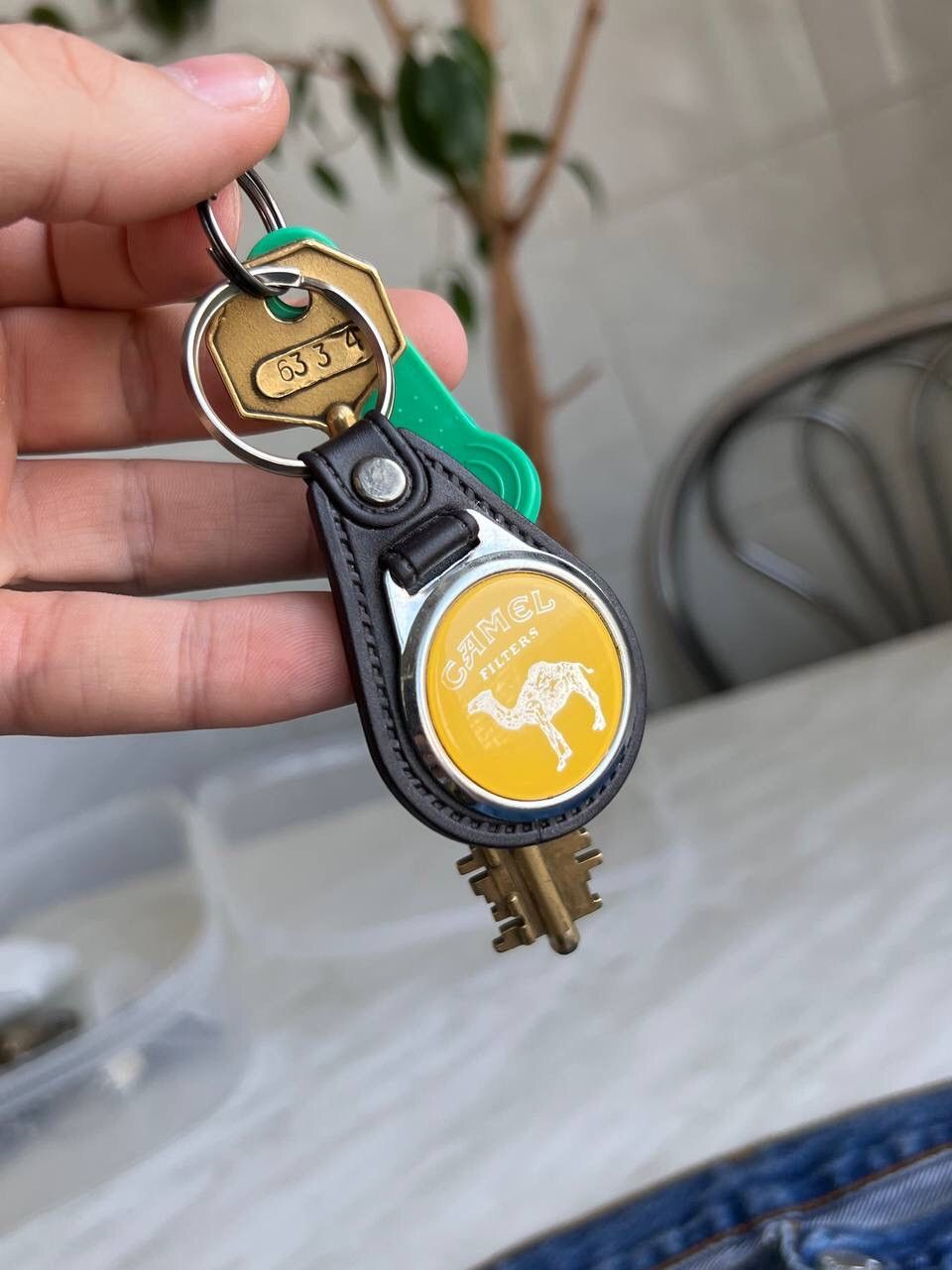 Camel × Marlboro × Vintage Marlboro 90s Camel Retro Keychain Leather Steel Auto Racing Size ONE SIZE - 4 Thumbnail