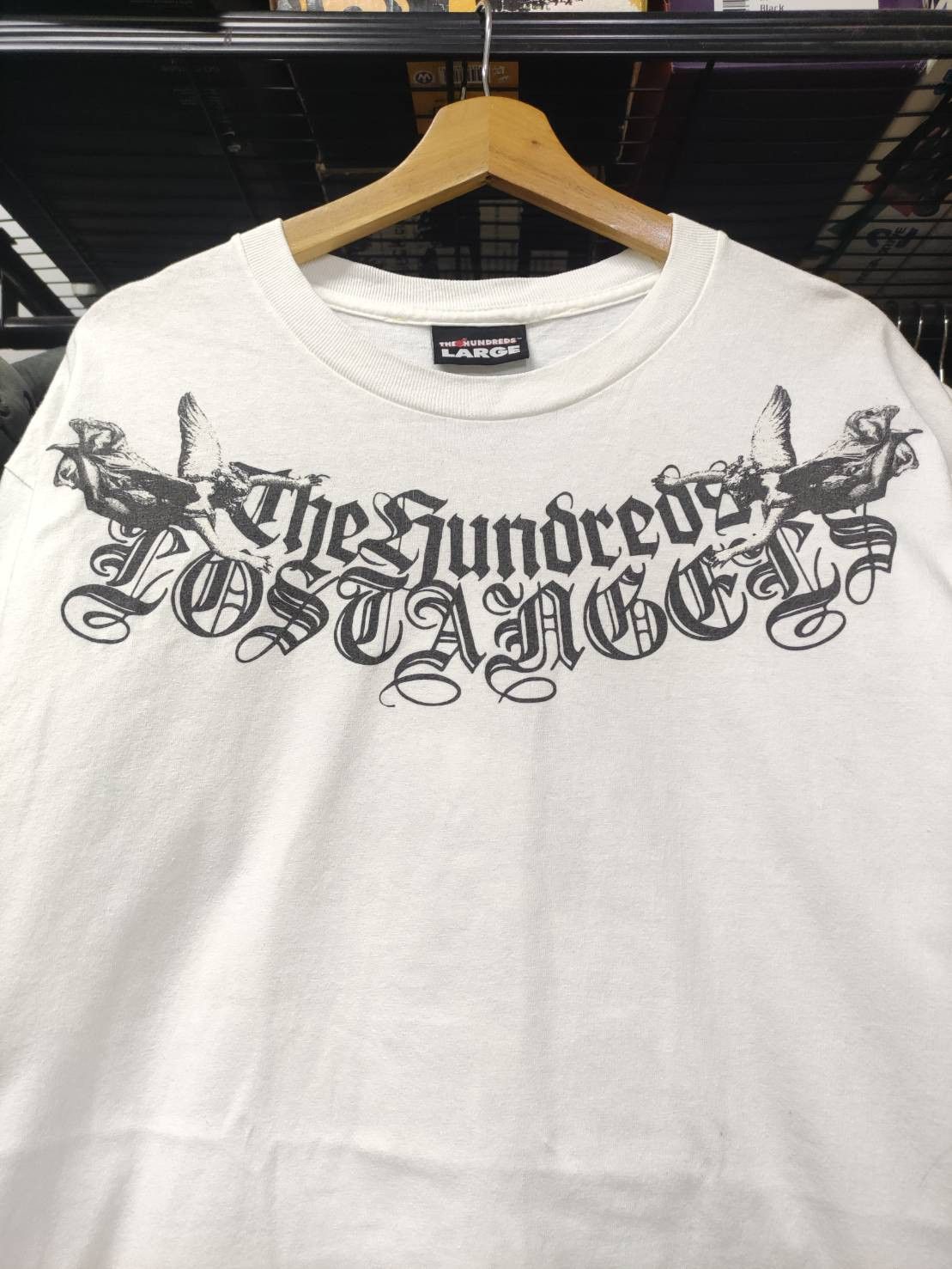 The Hundreds Vtg 00's The Hundreds " Lost Angels " Art T-Shirt Size US L / EU 52-54 / 3 - 1 Thumbnail