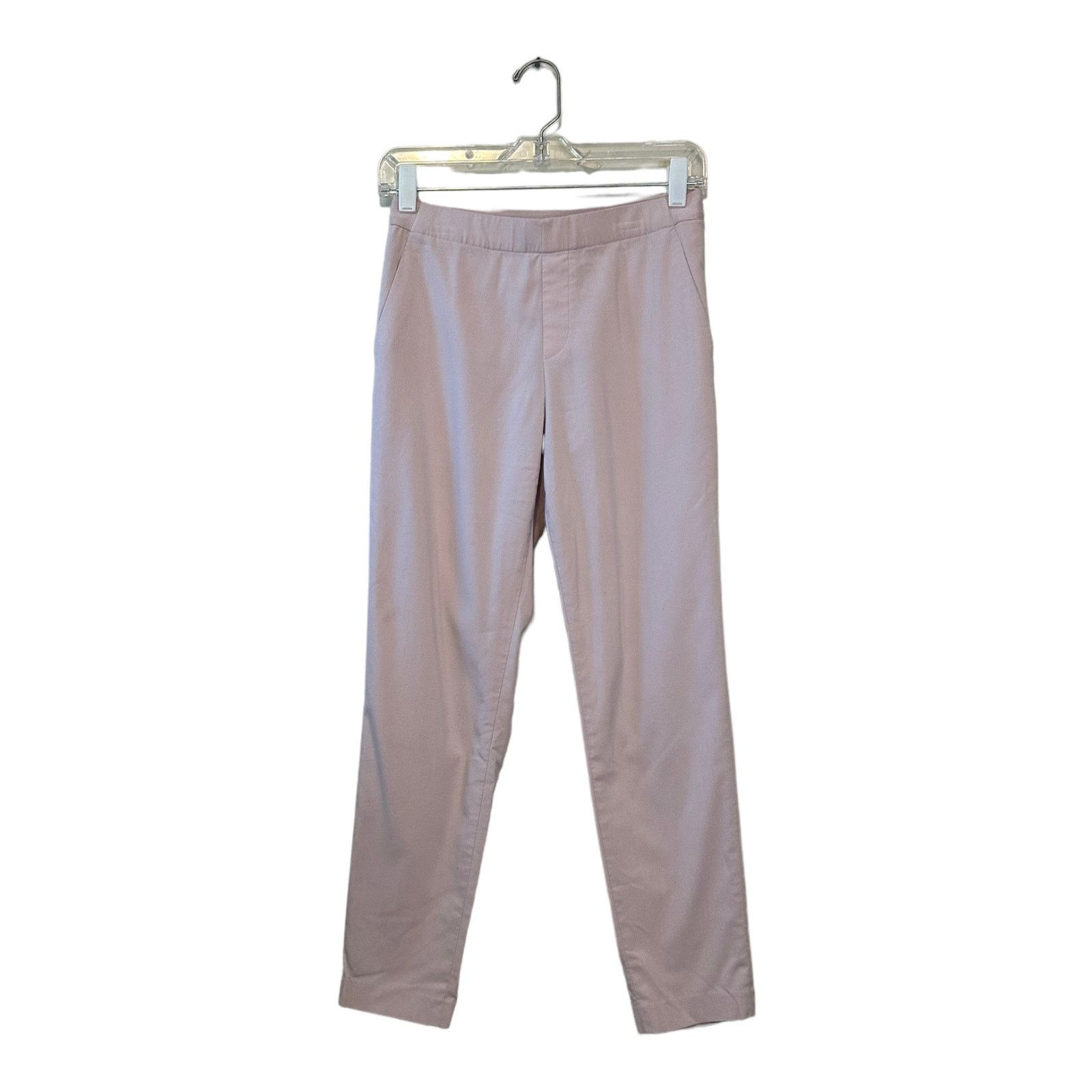 Uniqlo Uniqlo pale pink pull on straight leg pants size small Size 27" / US 4 / IT 40 - 1 Thumbnail