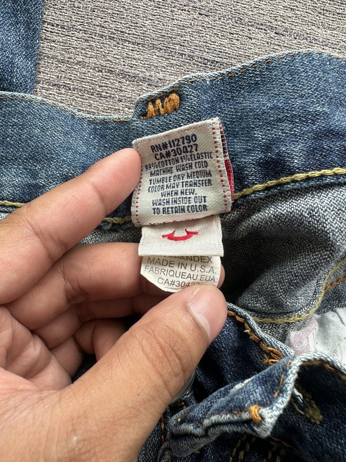 True Religion Vintage True Religion Jeans Denim Unisex Size US 38 / EU 54 - 6 Thumbnail