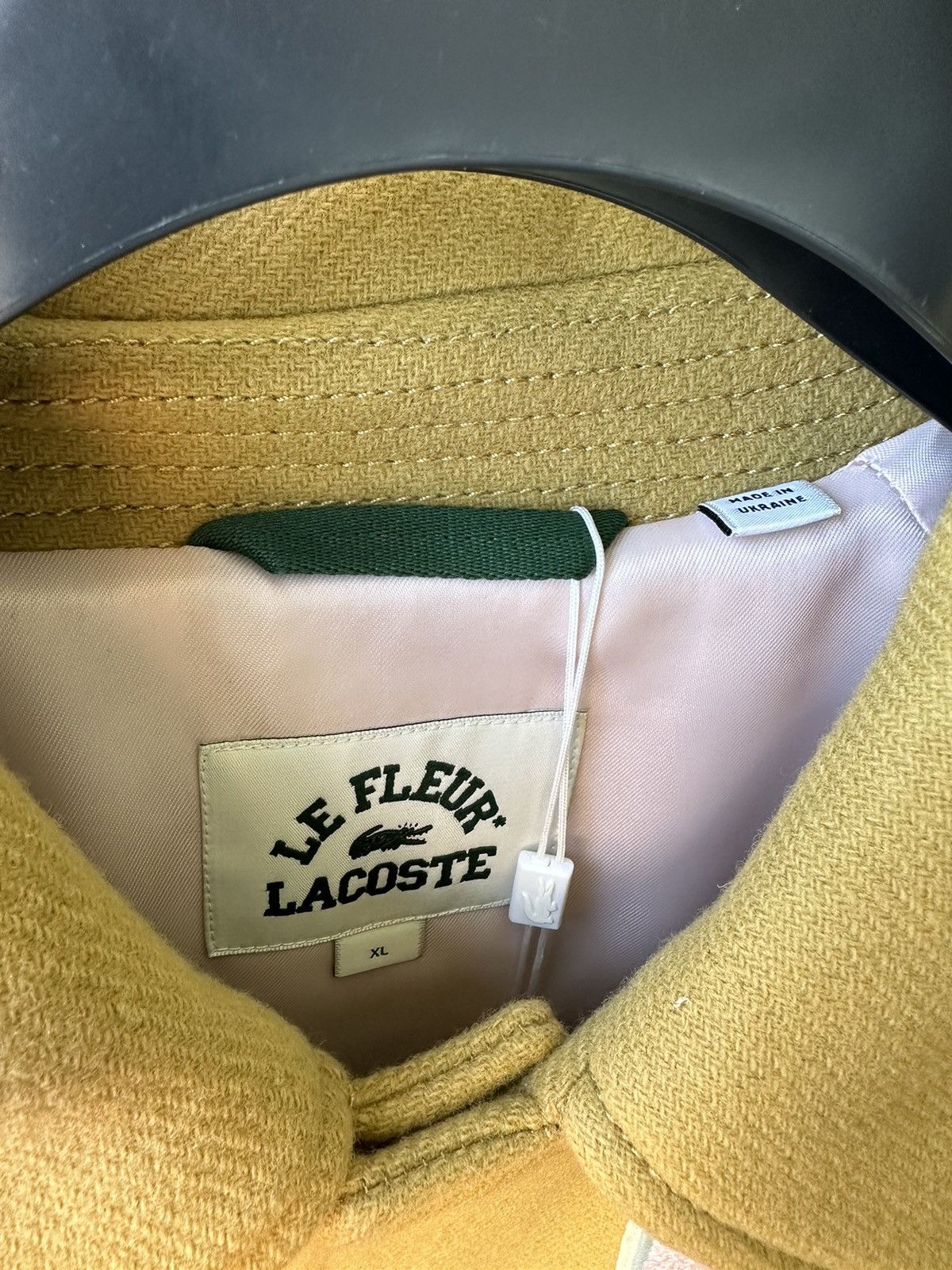 Golf le Fleur × Lacoste Varsity Jacket Size US XL / EU 56 / 4 - 3 Thumbnail