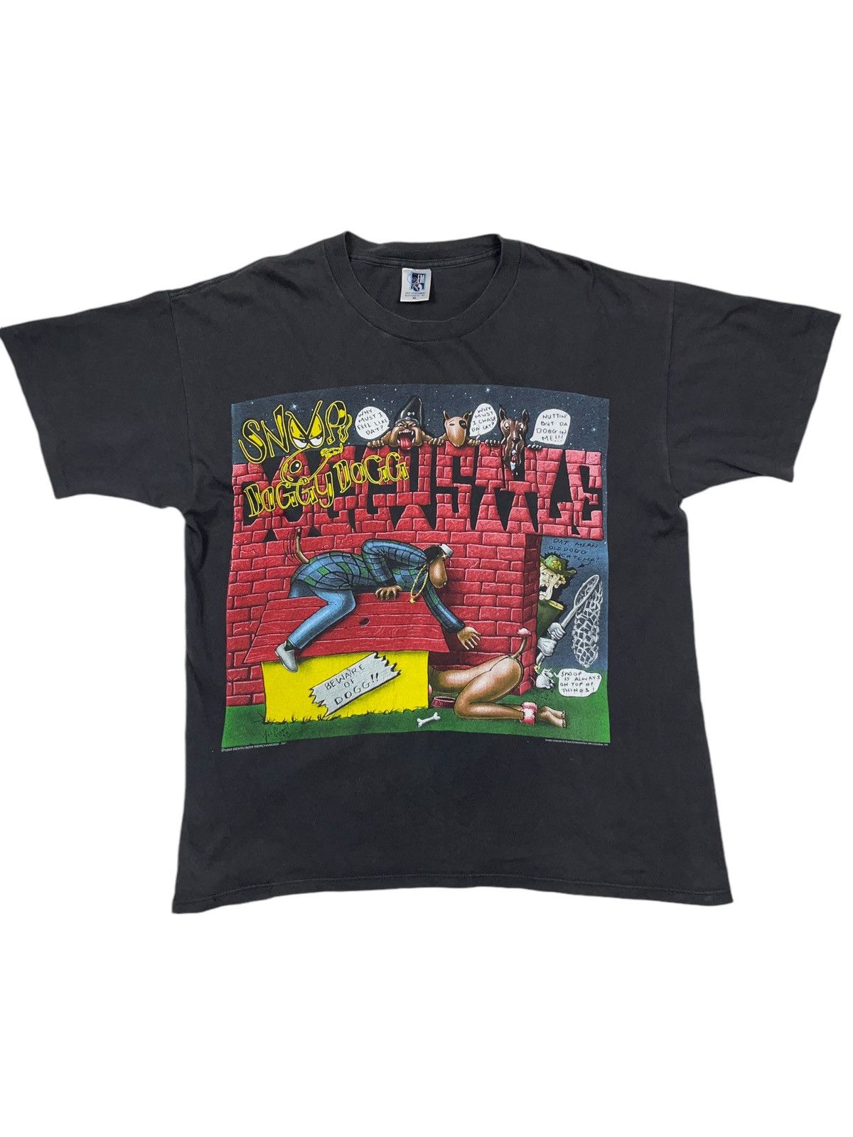 Rap Tees Vintage 1993 OG Snoop Dogg Doggystyle Debut Album T-shirt Size US XL / EU 56 / 4 - 1 Thumbnail